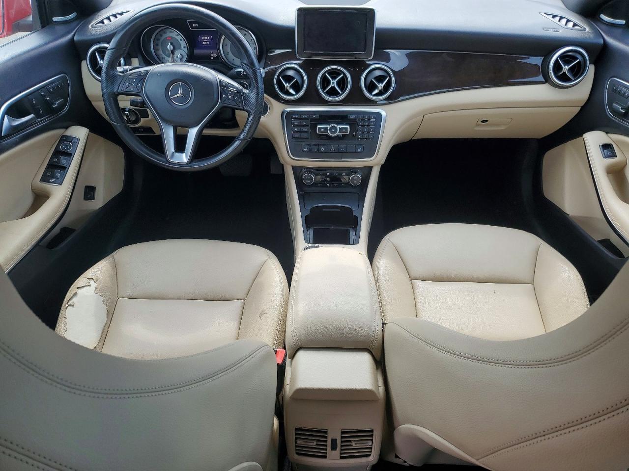 2014 Mercedes-benz Cla 250 4matic Red vin: WDDSJ4GB1EN138487