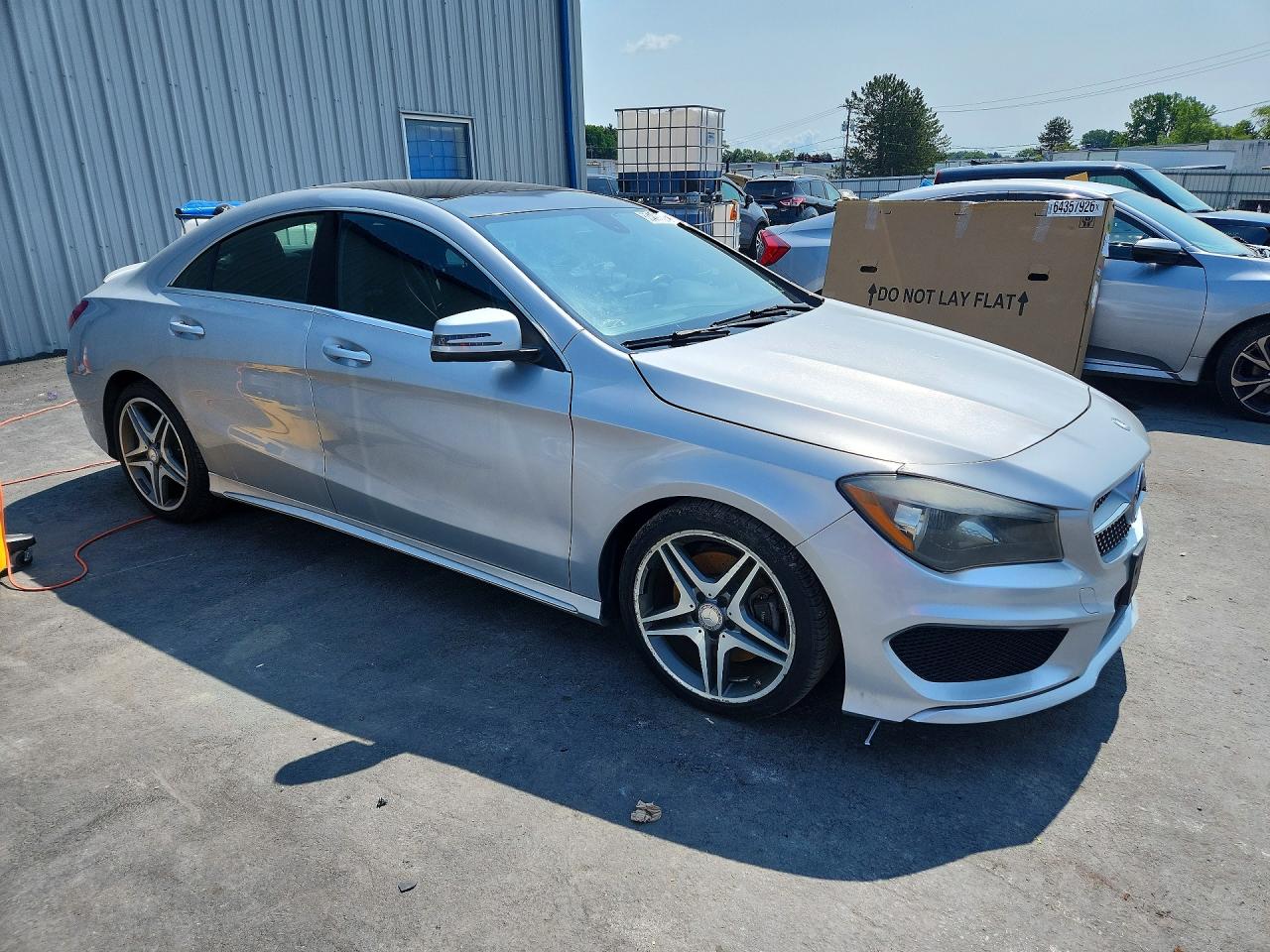 2014 Mercedes-benz Cla 250 4matic Серебряный vin: WDDSJ4GB1EN160764