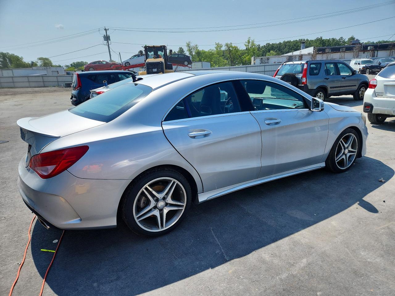 2014 Mercedes-benz Cla 250 4matic Серебряный vin: WDDSJ4GB1EN160764
