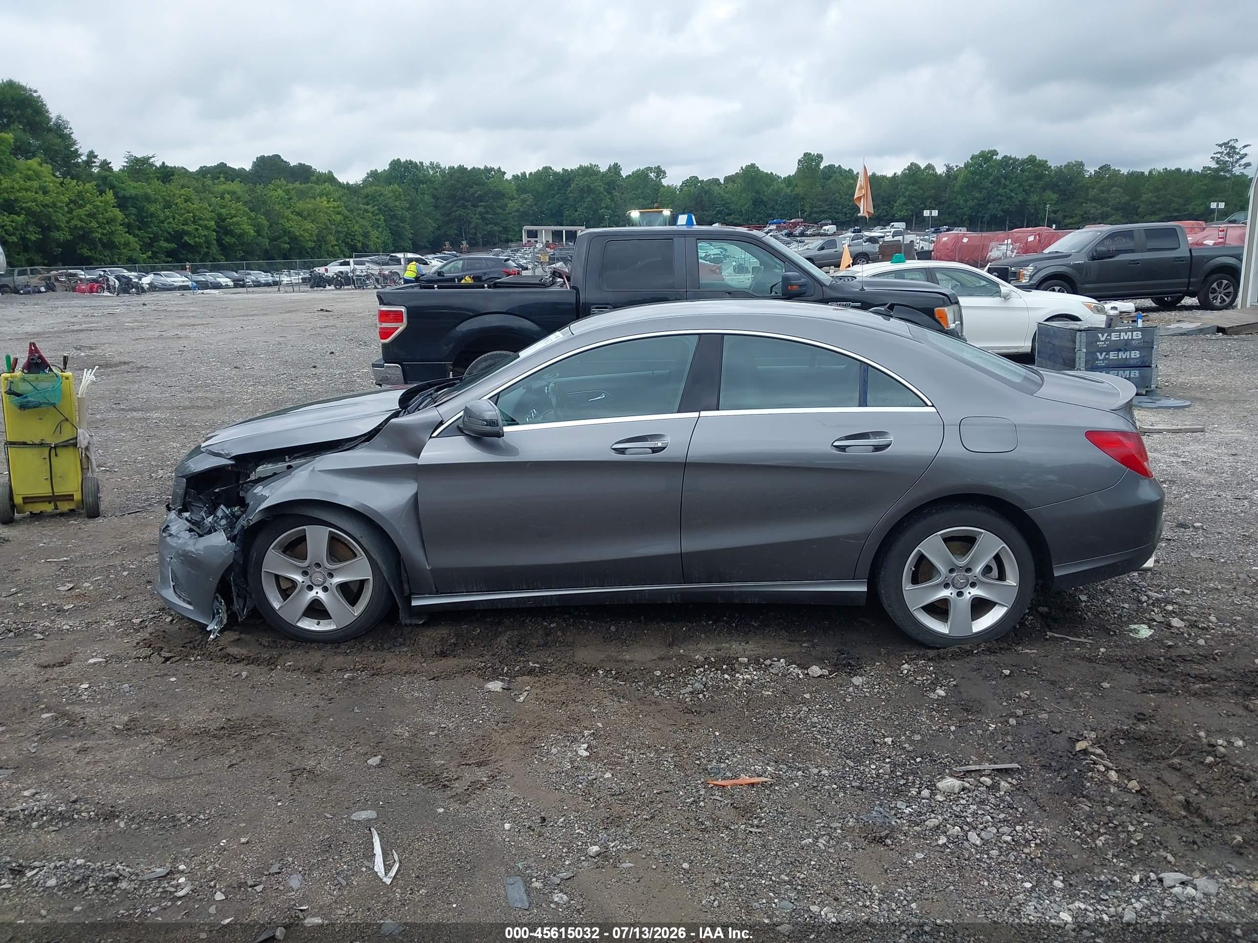 2015 Mercedes-benz Cla 250 4matic Gray vin: WDDSJ4GB1FN177713