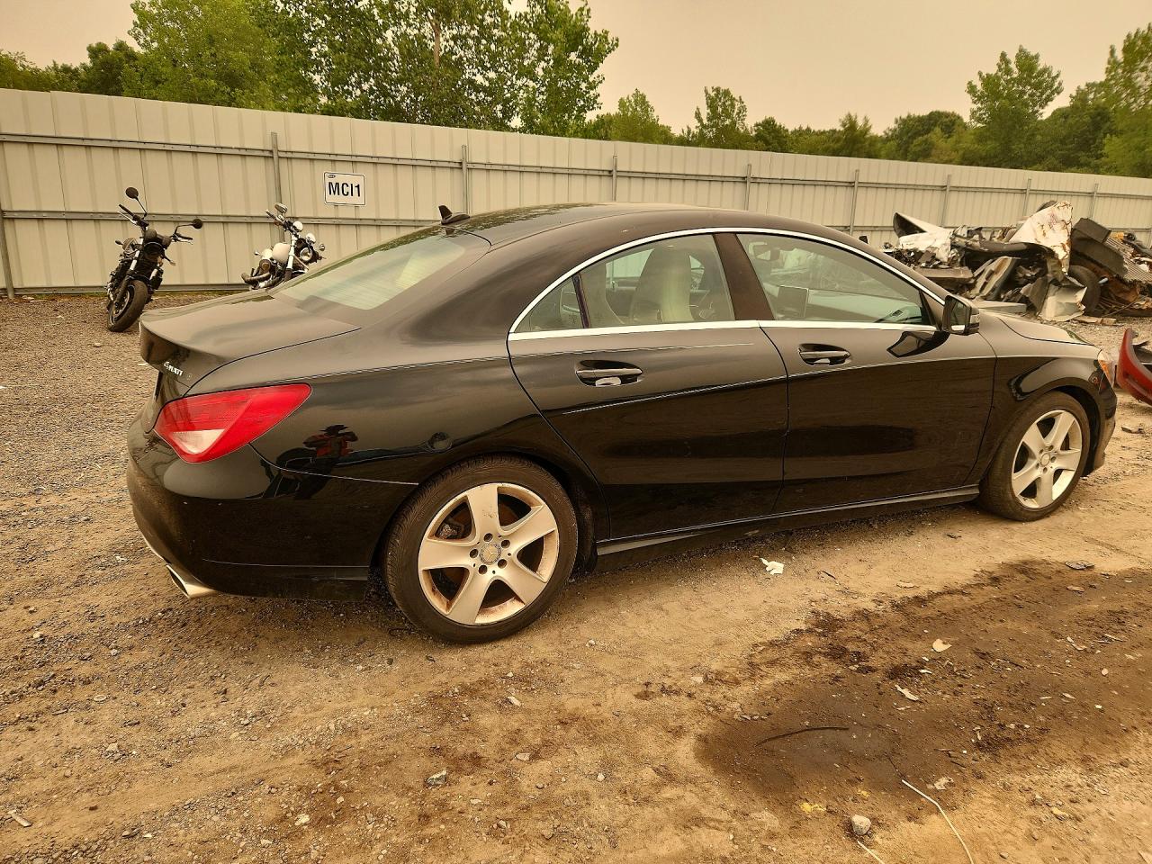 2015 Mercedes-benz Cla 250 4matic Black vin: WDDSJ4GB1FN179395