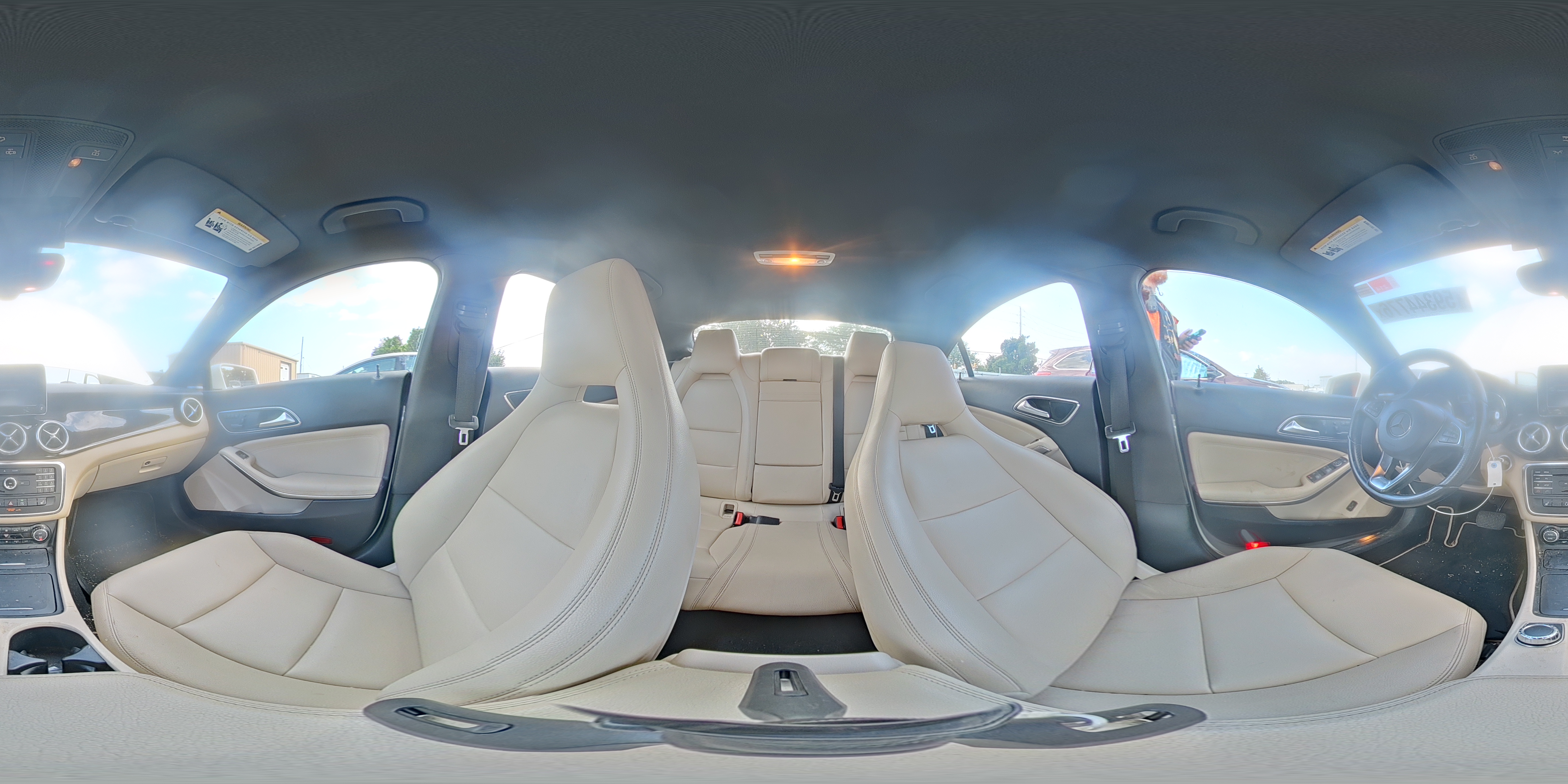 2015 Mercedes-benz Cla 250 4matic White vin: WDDSJ4GB1FN183270
