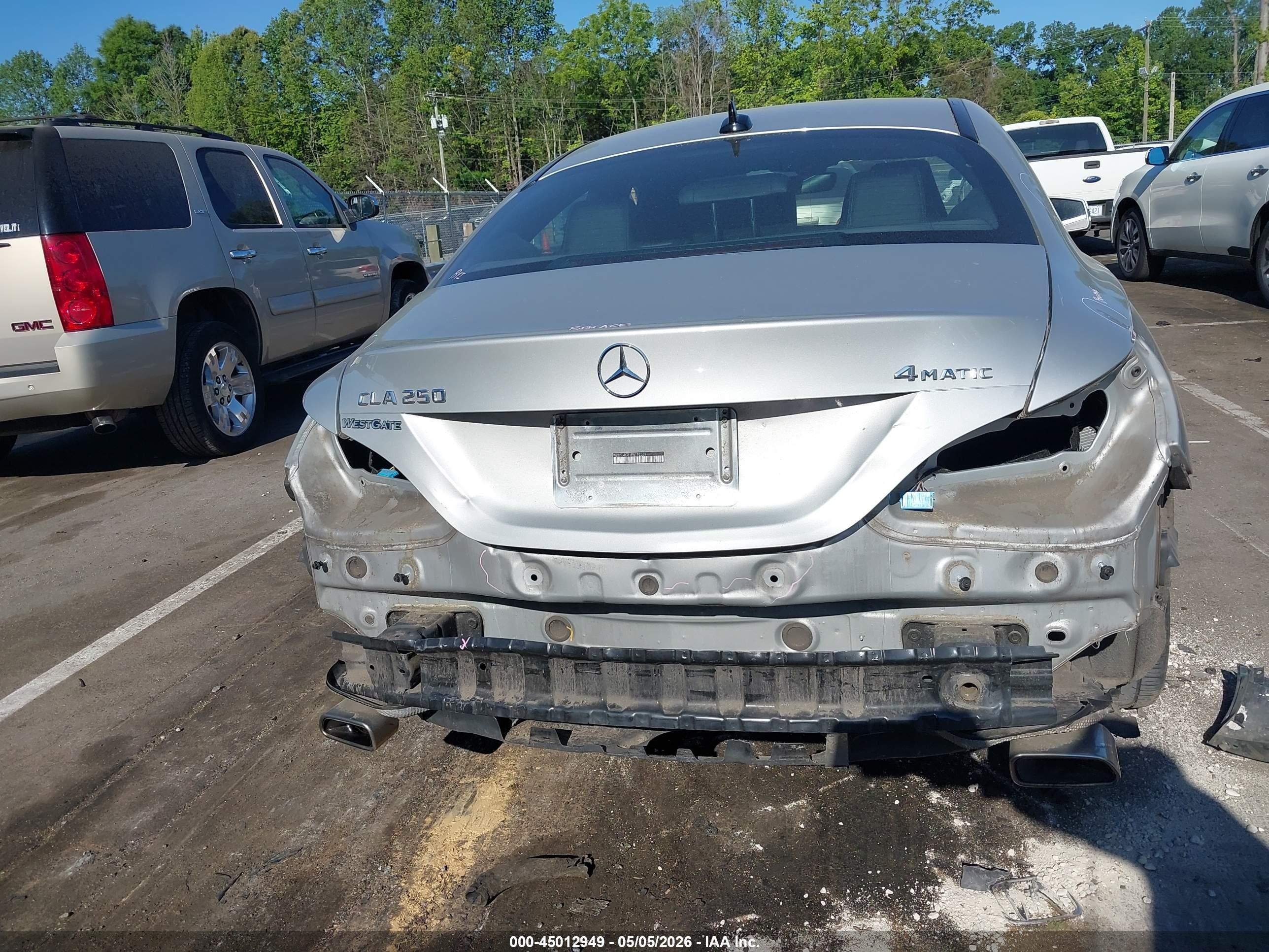 2015 Mercedes-benz Cla 250 4matic Gray vin: WDDSJ4GB1FN192339