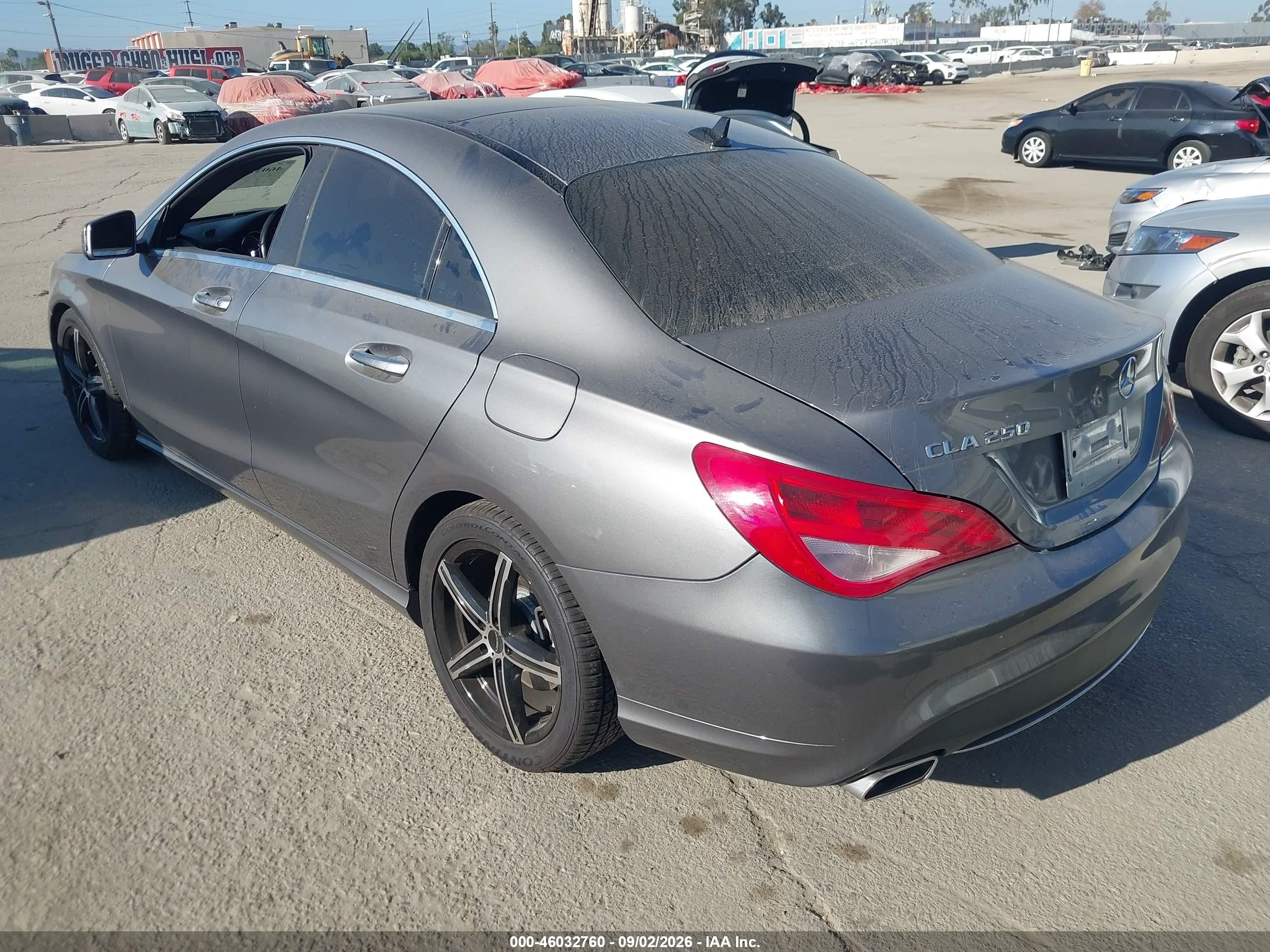 2015 Mercedes-benz Cla 250 4matic Gray vin: WDDSJ4GB1FN267119