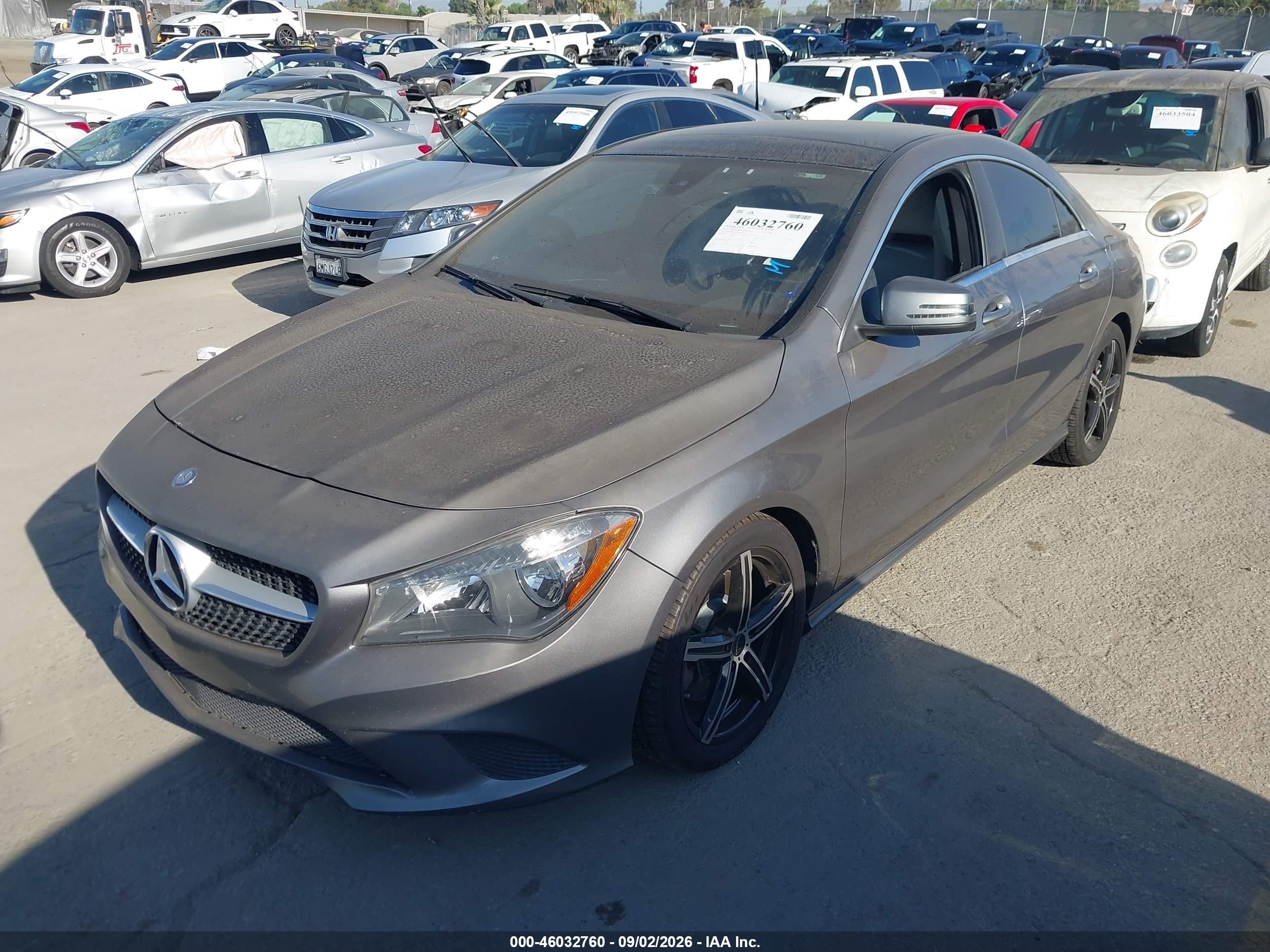 2015 Mercedes-benz Cla 250 4matic Gray vin: WDDSJ4GB1FN267119