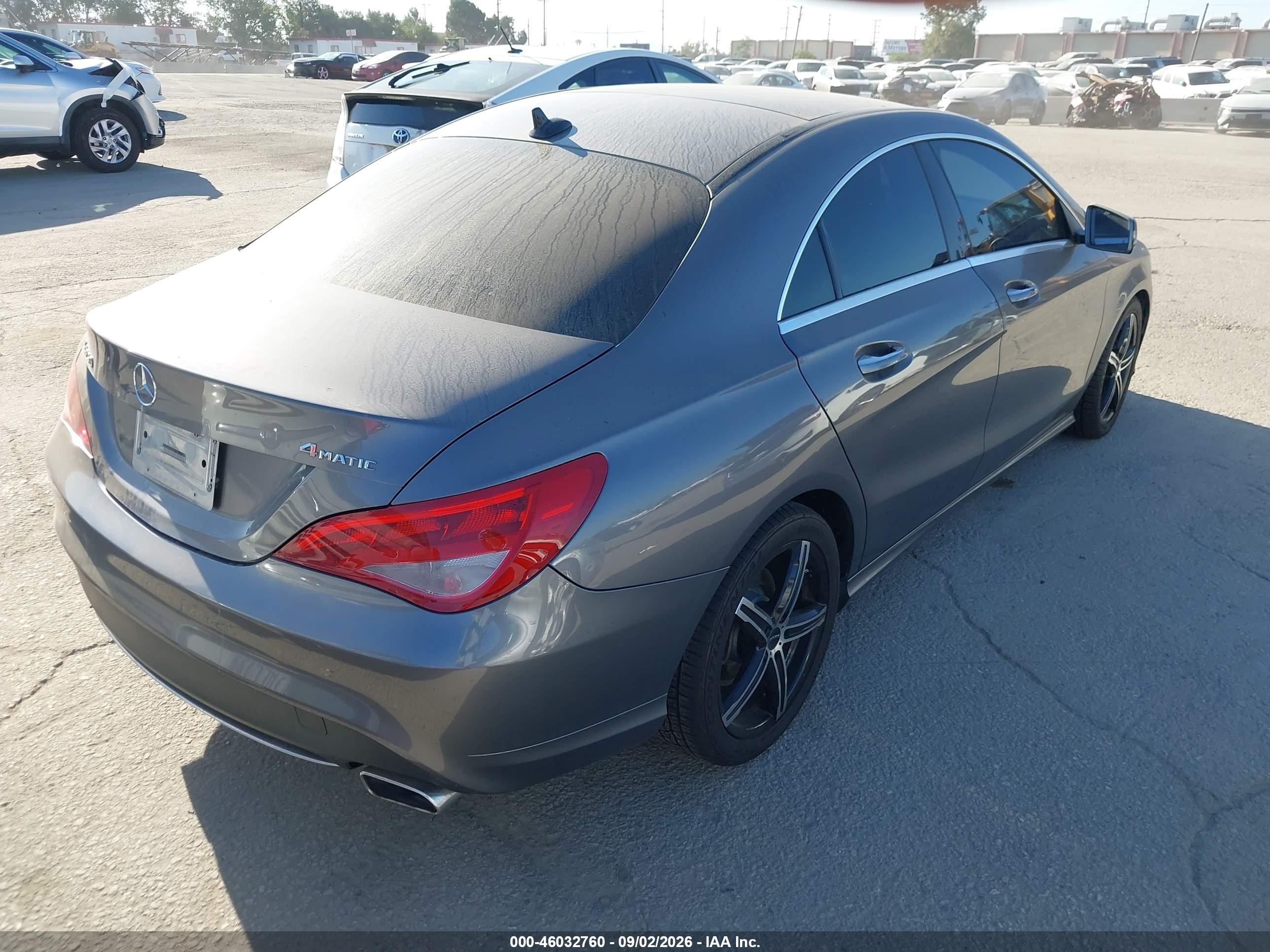 2015 Mercedes-benz Cla 250 4matic Gray vin: WDDSJ4GB1FN267119