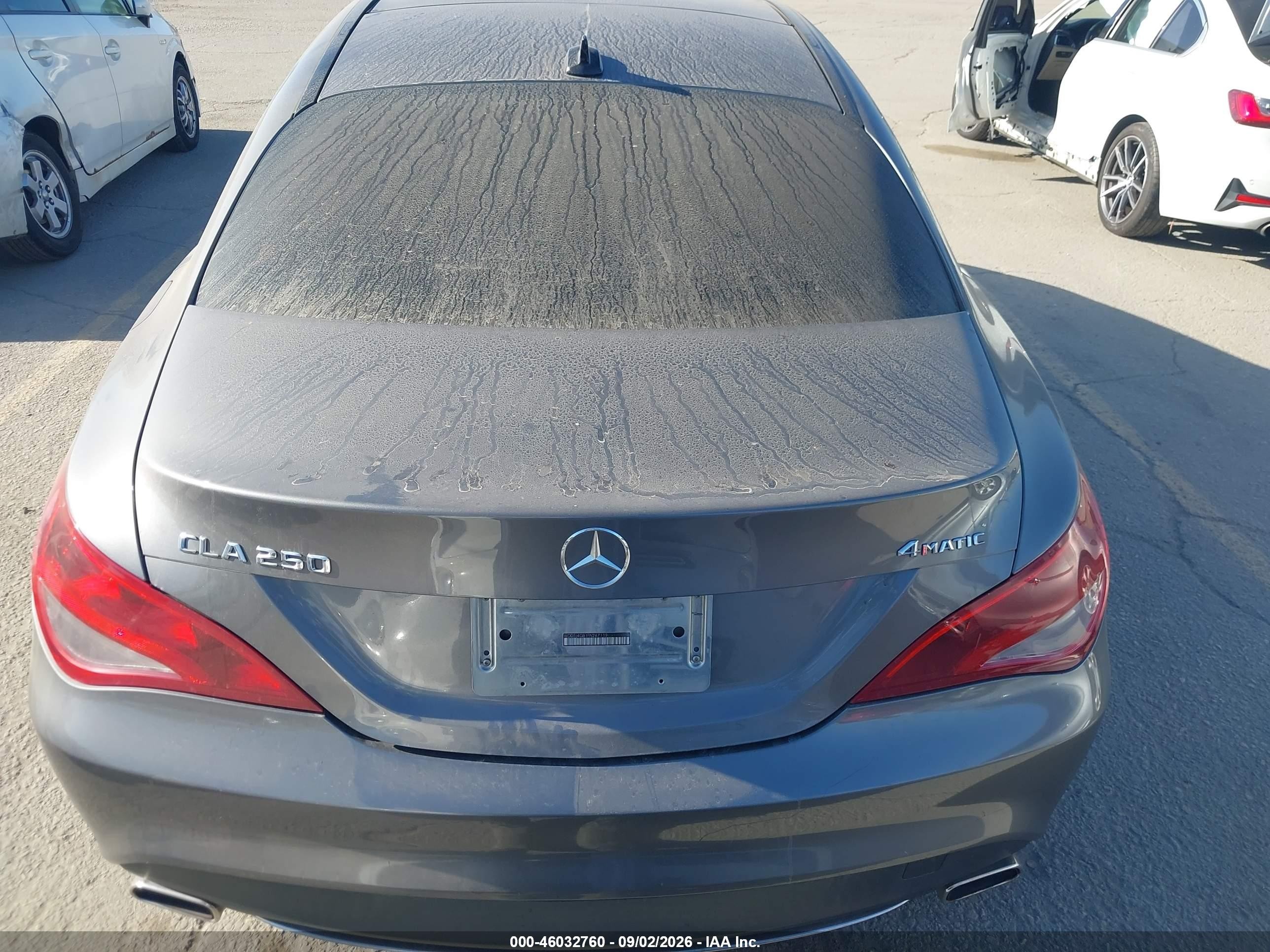 2015 Mercedes-benz Cla 250 4matic Gray vin: WDDSJ4GB1FN267119