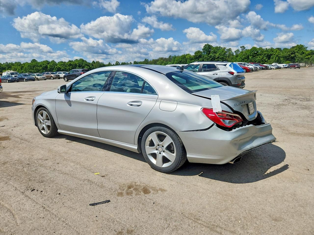 2015 Mercedes-benz Cla 250 4matic Silver vin: WDDSJ4GB1FN274779