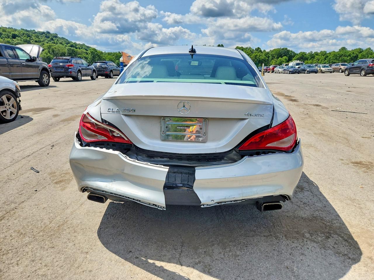 2015 Mercedes-benz Cla 250 4matic Silver vin: WDDSJ4GB1FN274779
