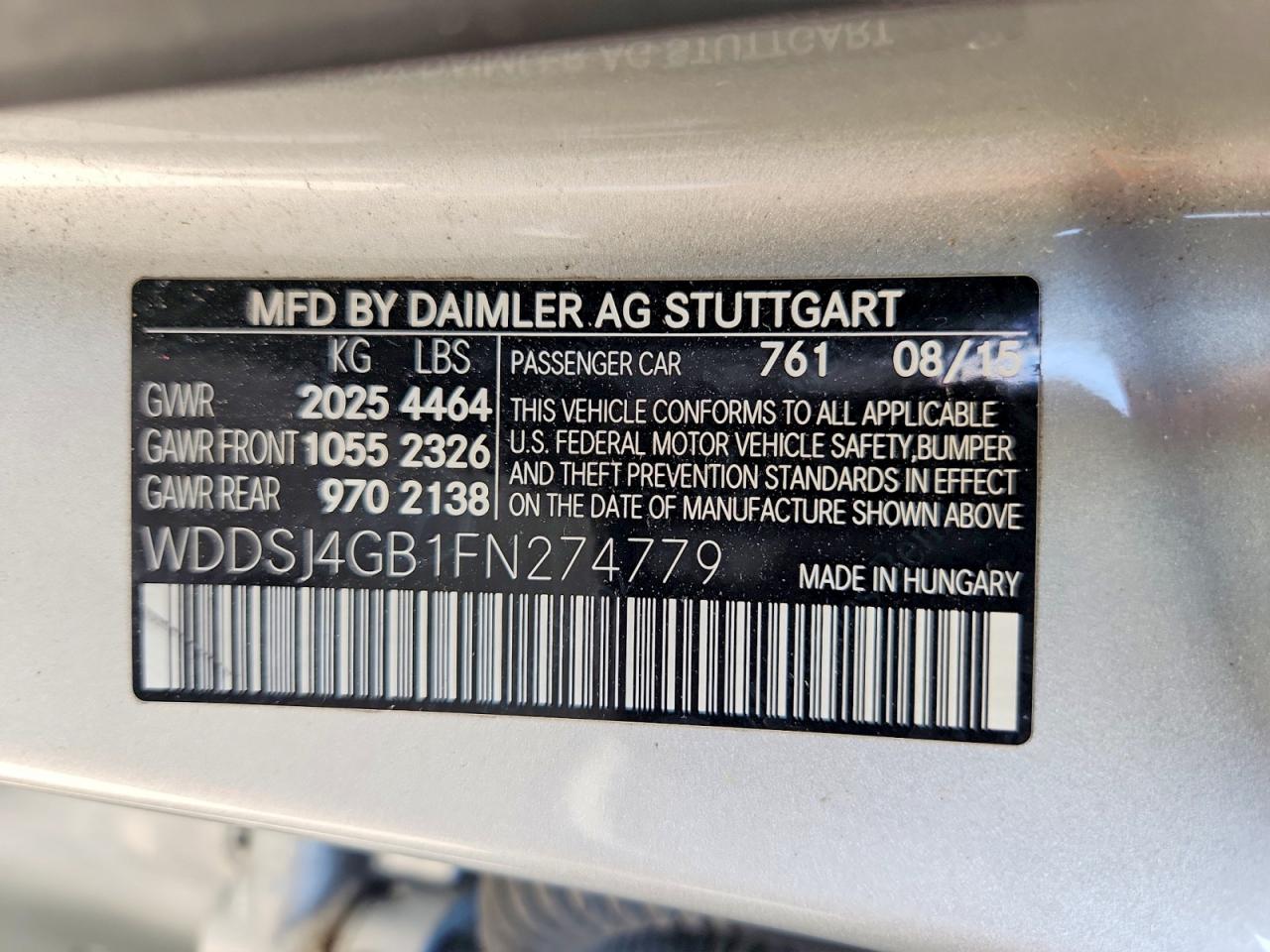 2015 Mercedes-benz Cla 250 4matic Silver vin: WDDSJ4GB1FN274779