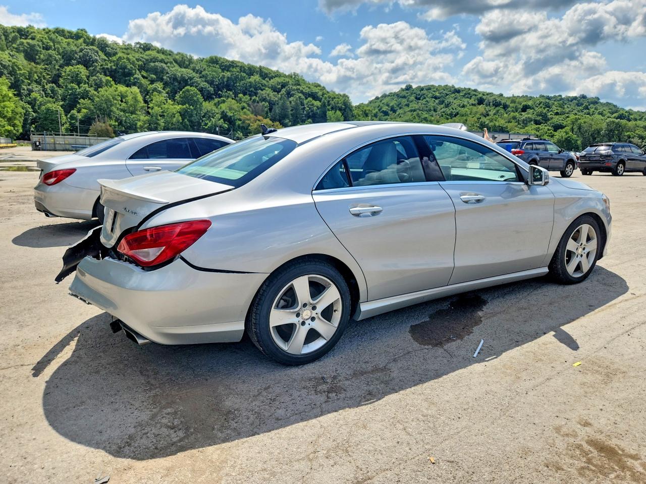 2015 Mercedes-benz Cla 250 4matic Silver vin: WDDSJ4GB1FN274779