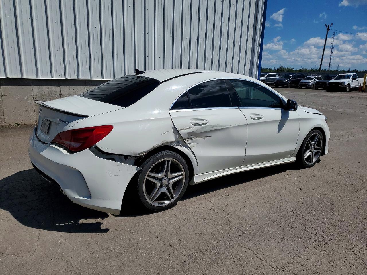2014 Mercedes-benz Cla 250 4matic Белый vin: WDDSJ4GB2EN092734