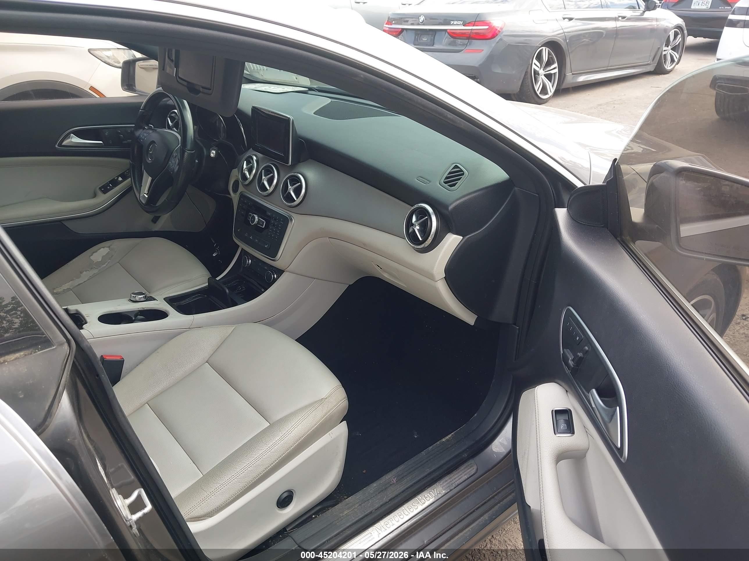 2014 Mercedes-benz Cla 250 4matic Серый vin: WDDSJ4GB2EN116319