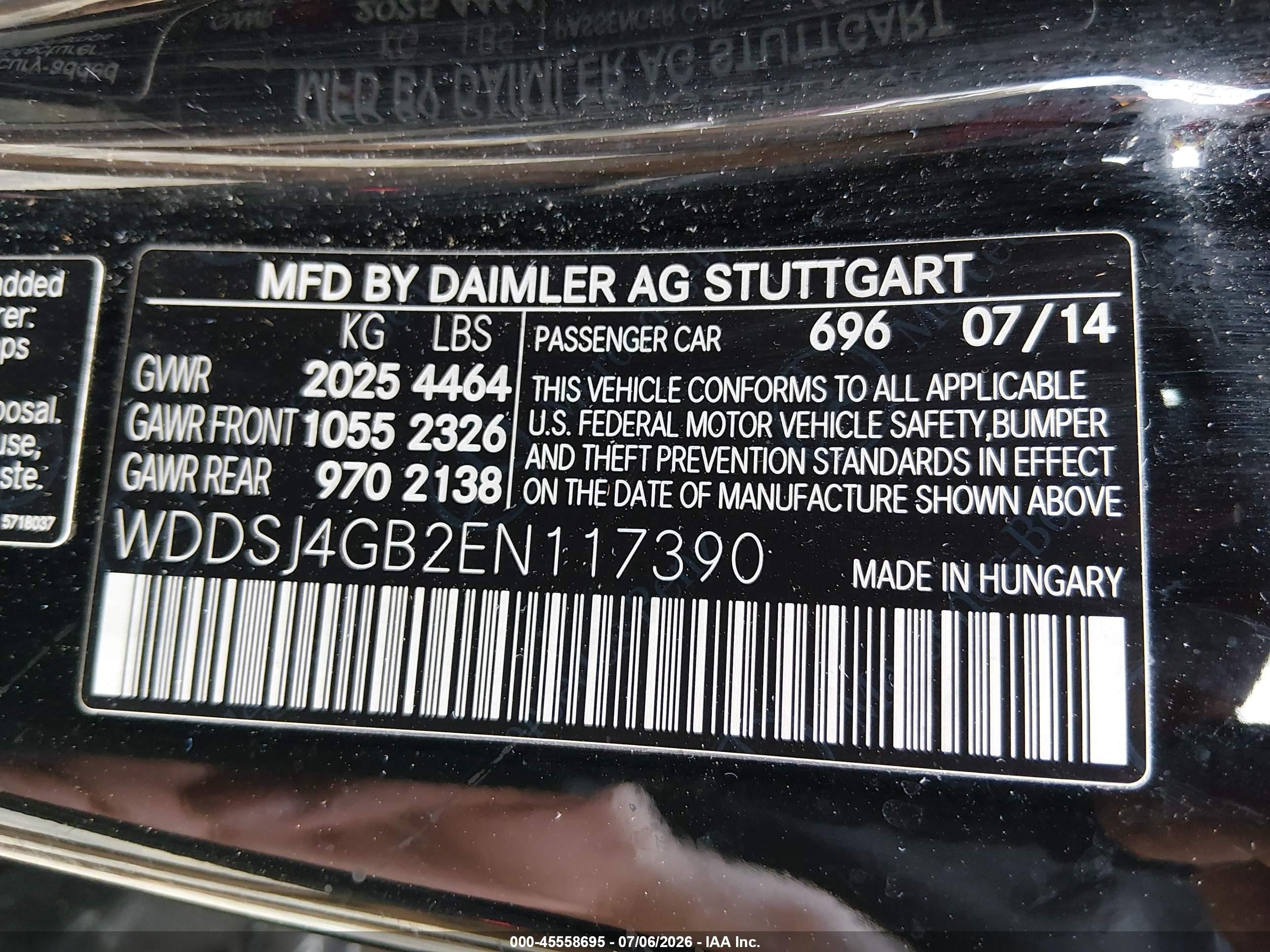 2014 Mercedes-benz Cla 250 4matic Black vin: WDDSJ4GB2EN117390