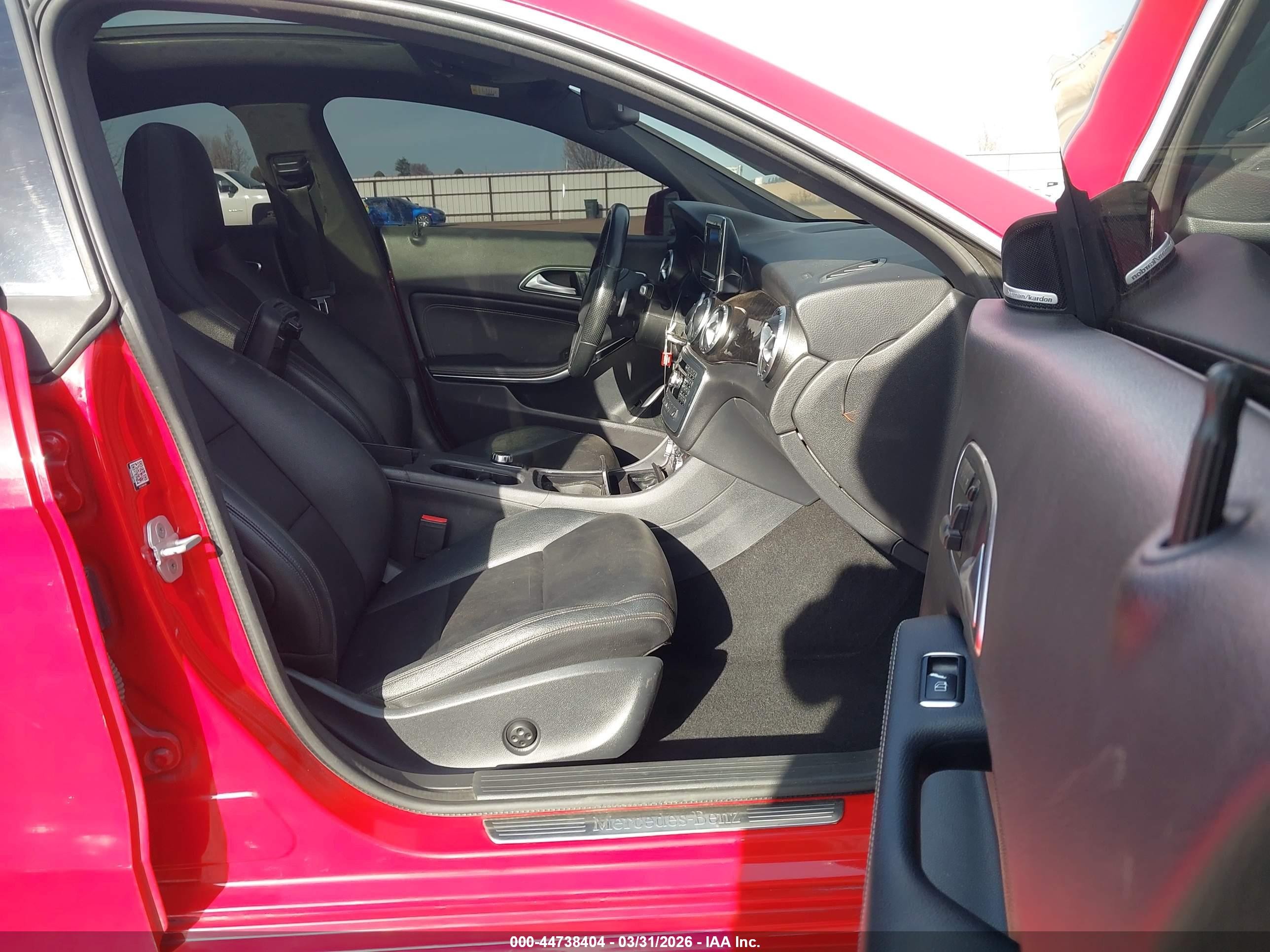 2014 Mercedes-benz Cla 250 4matic Red vin: WDDSJ4GB2EN134190