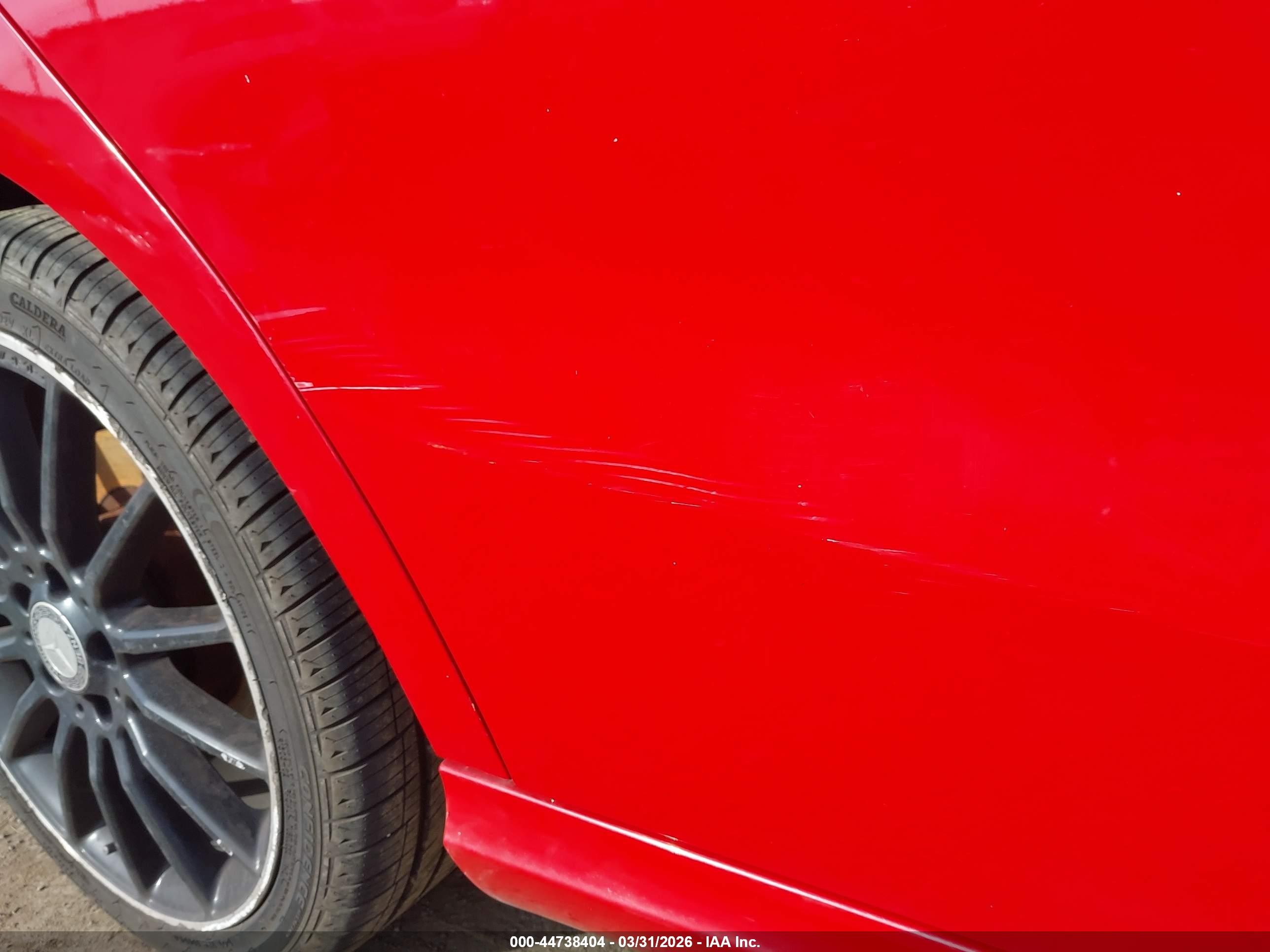 2014 Mercedes-benz Cla 250 4matic Red vin: WDDSJ4GB2EN134190