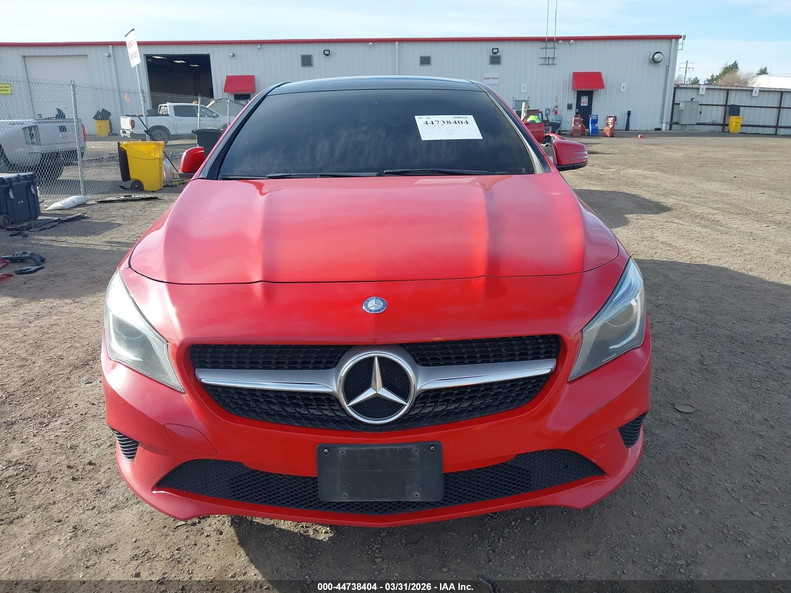 2014 Mercedes-benz Cla 250 4matic Red vin: WDDSJ4GB2EN134190