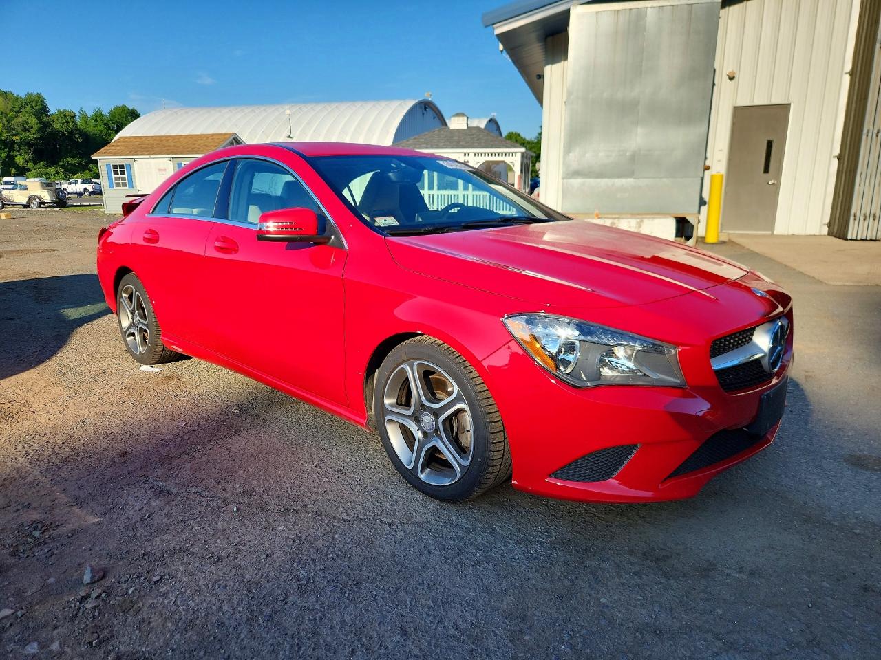 2014 Mercedes-benz Cla 250 4matic Red vin: WDDSJ4GB2EN157047