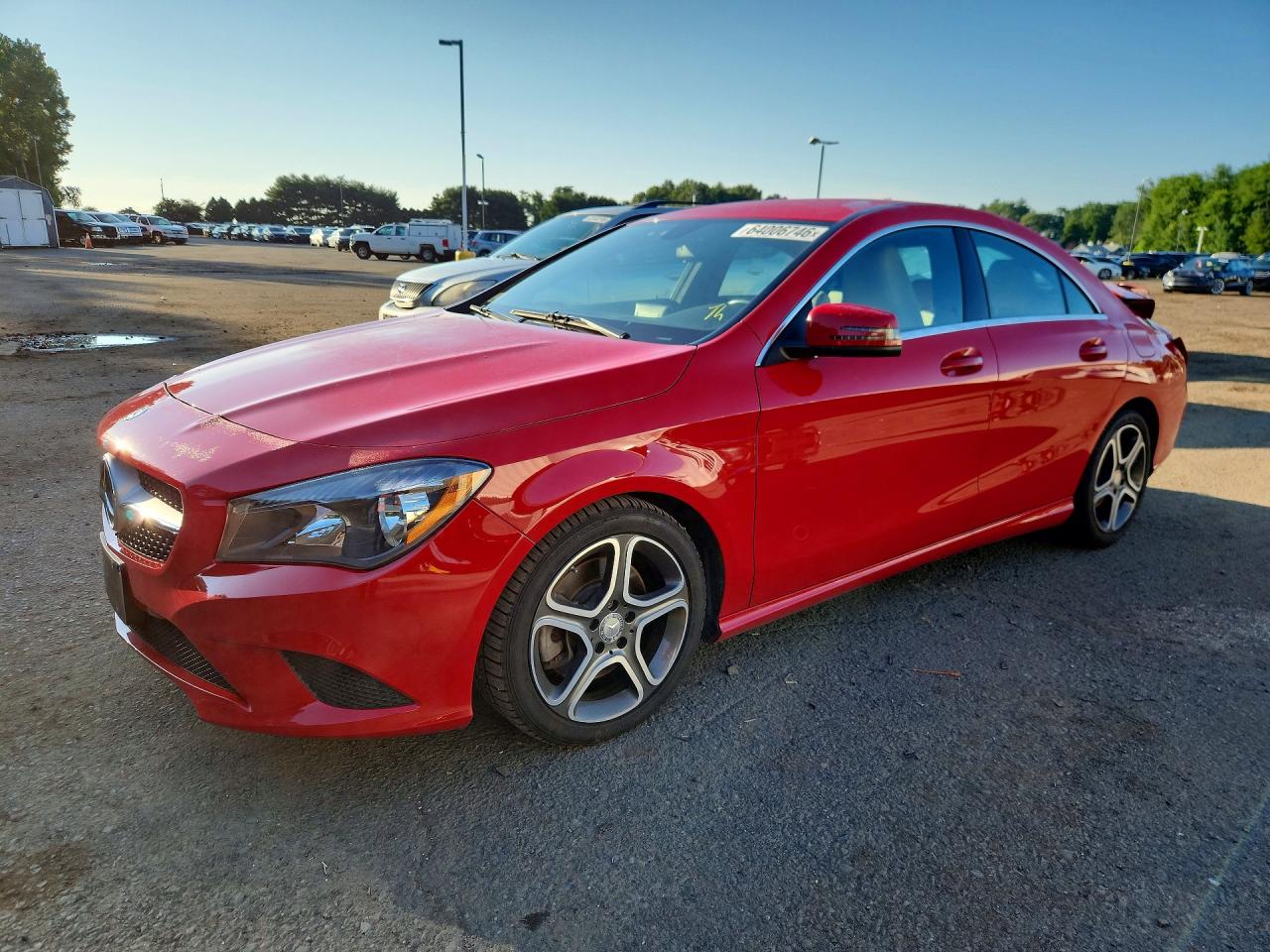2014 Mercedes-benz Cla 250 4matic Red vin: WDDSJ4GB2EN157047