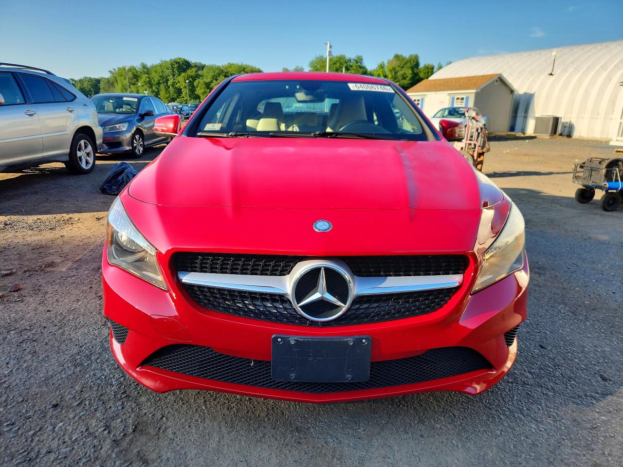 2014 Mercedes-benz Cla 250 4matic Red vin: WDDSJ4GB2EN157047