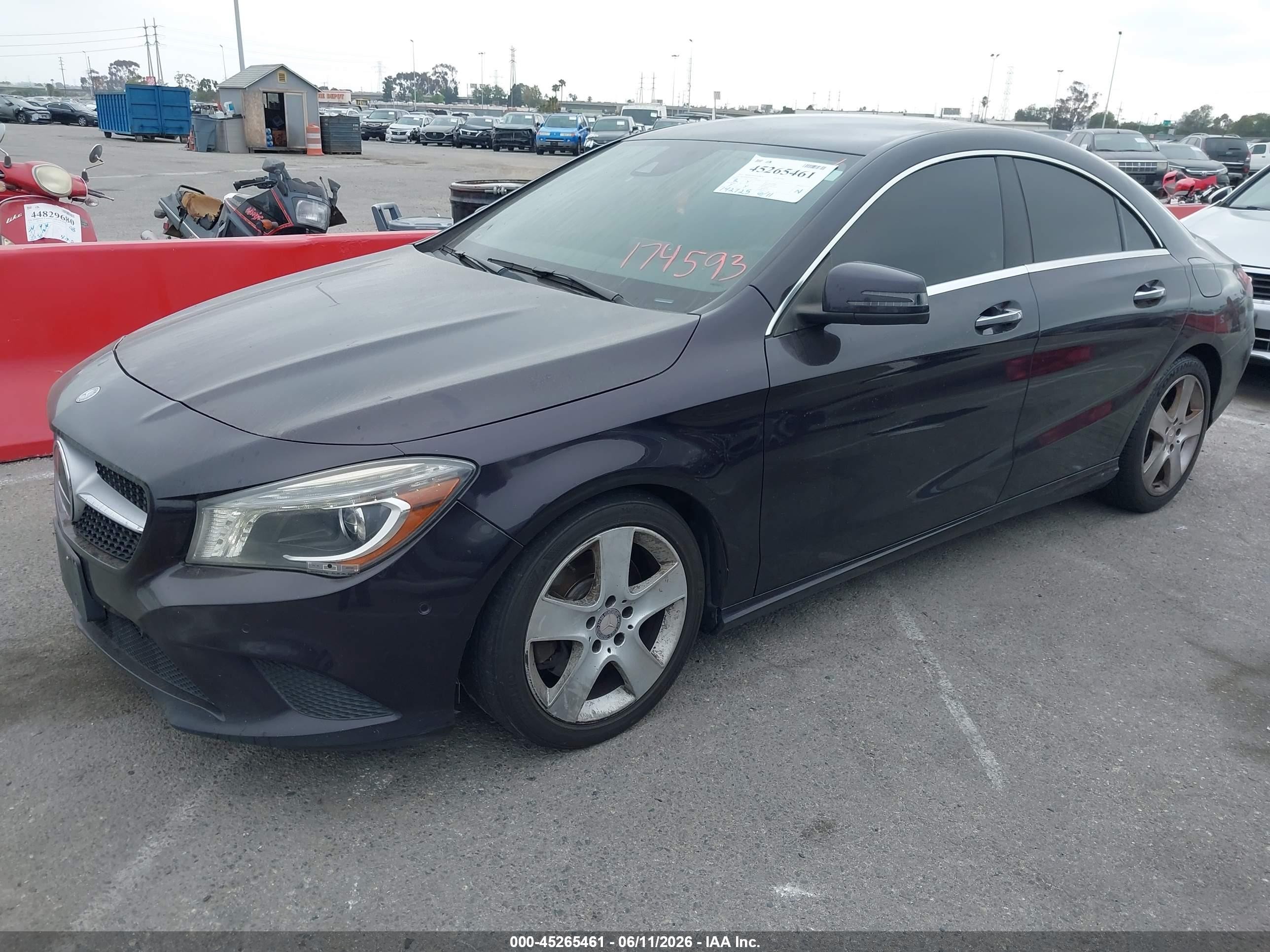 2015 Mercedes-benz Cla 250 4matic Black vin: WDDSJ4GB2FN174593