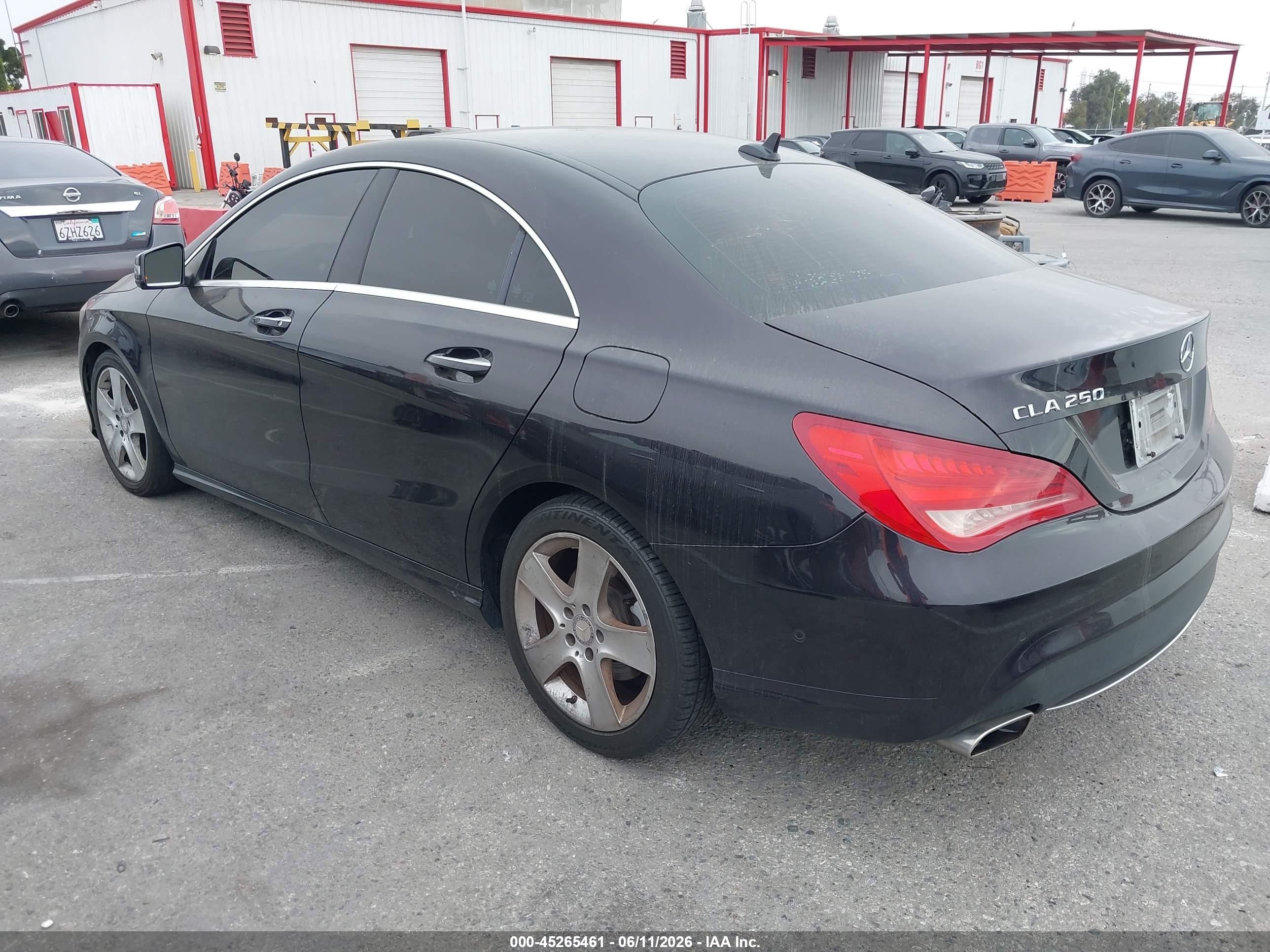 2015 Mercedes-benz Cla 250 4matic Black vin: WDDSJ4GB2FN174593