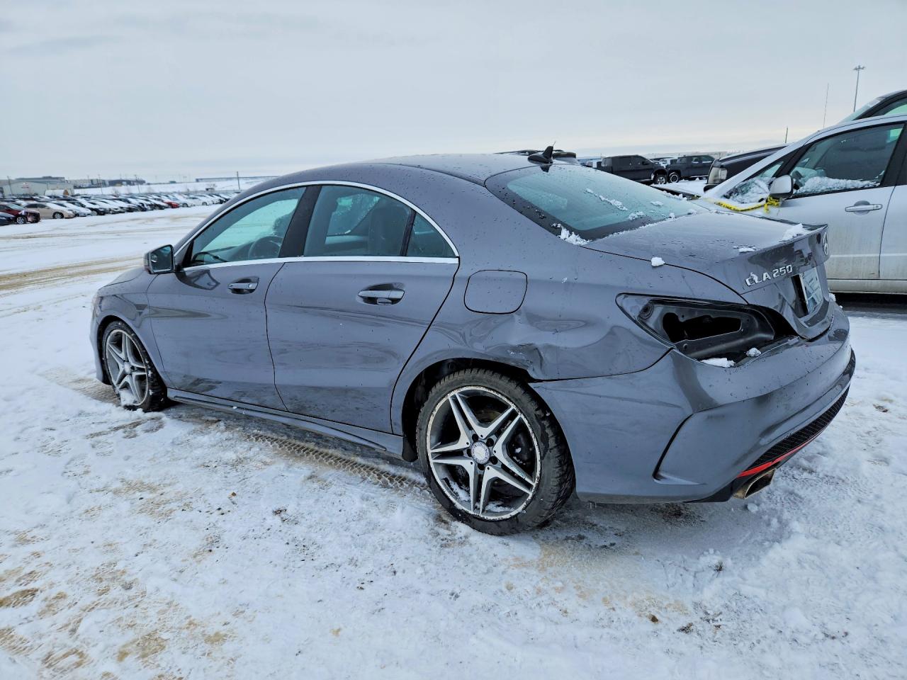 2015 Mercedes-benz Cla 250 4matic Серый vin: WDDSJ4GB2FN194018