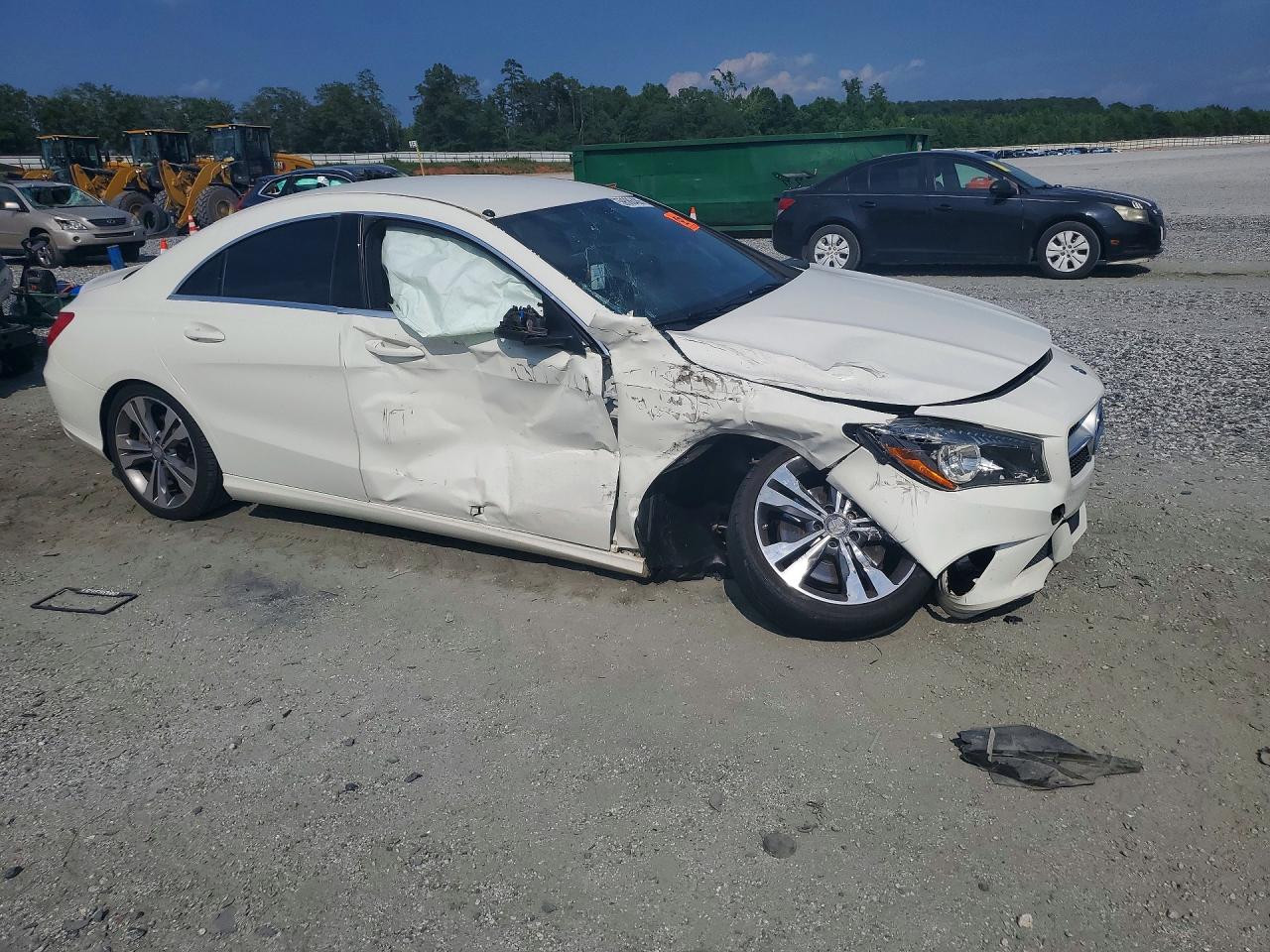 2016 Mercedes-benz Cla 250 4matic White vin: WDDSJ4GB2GN288238