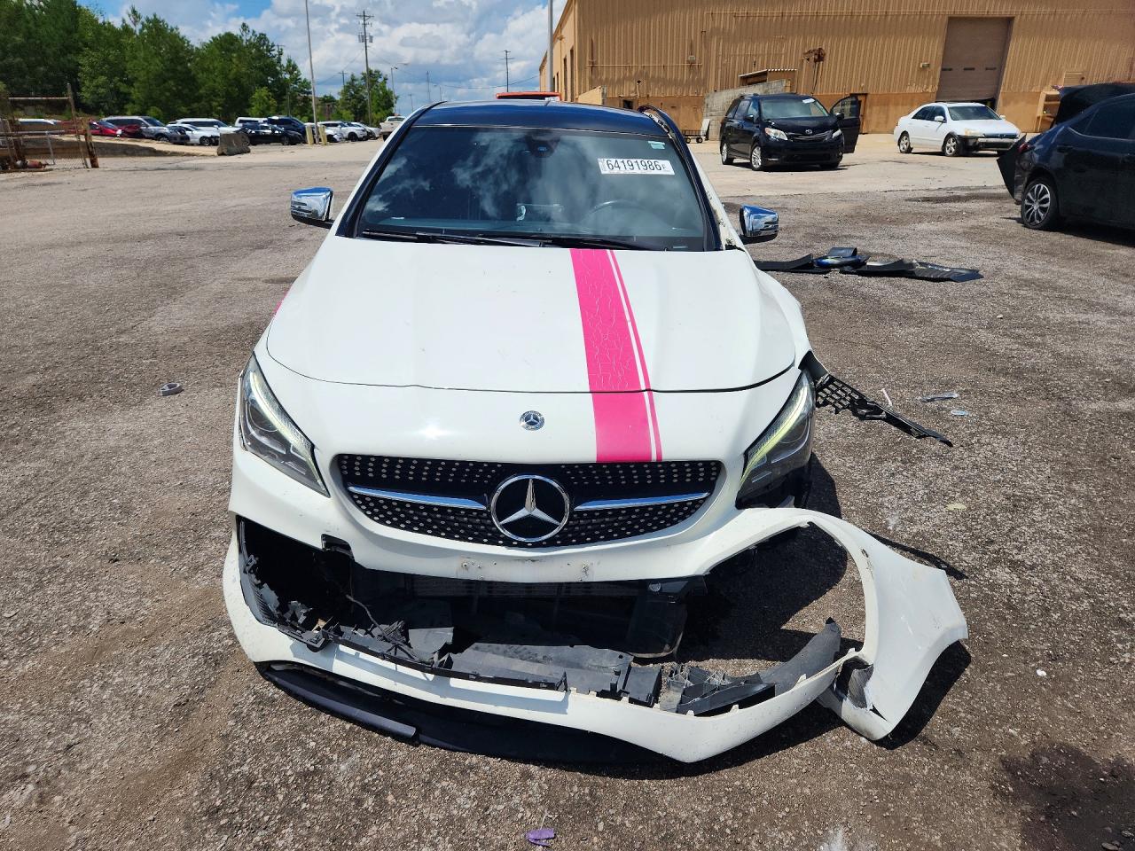 2018 Mercedes-benz Cla 250 4matic Белый vin: WDDSJ4GB2JN534163
