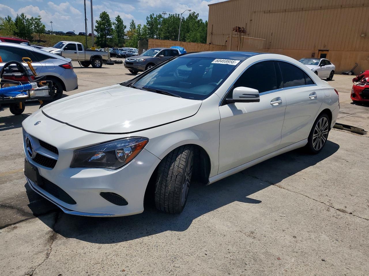 2018 Mercedes-benz Cla 250 4matic White vin: WDDSJ4GB2JN583217