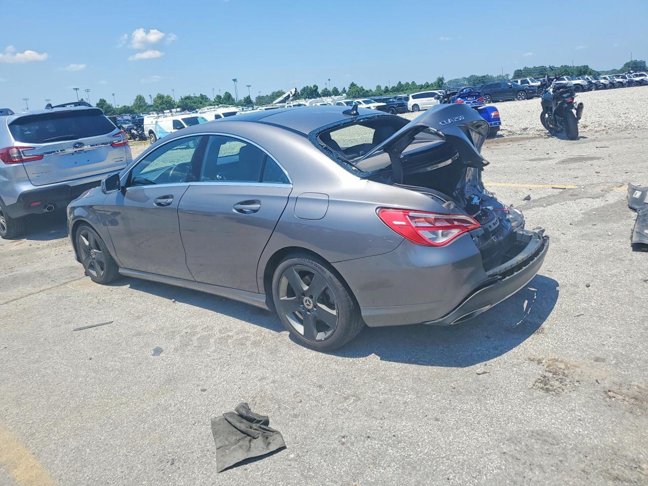 2018 Mercedes-benz Cla 250 4matic Серый vin: WDDSJ4GB2JN635235