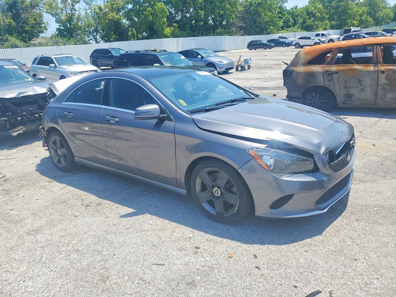 2018 Mercedes-benz Cla 250 4matic Серый vin: WDDSJ4GB2JN635235