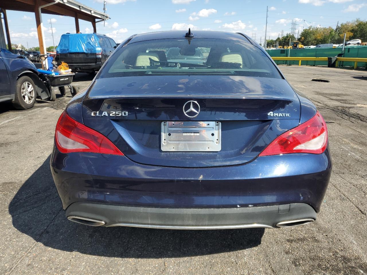 2018 Mercedes-benz Cla 250 4matic Blue vin: WDDSJ4GB2JN691787