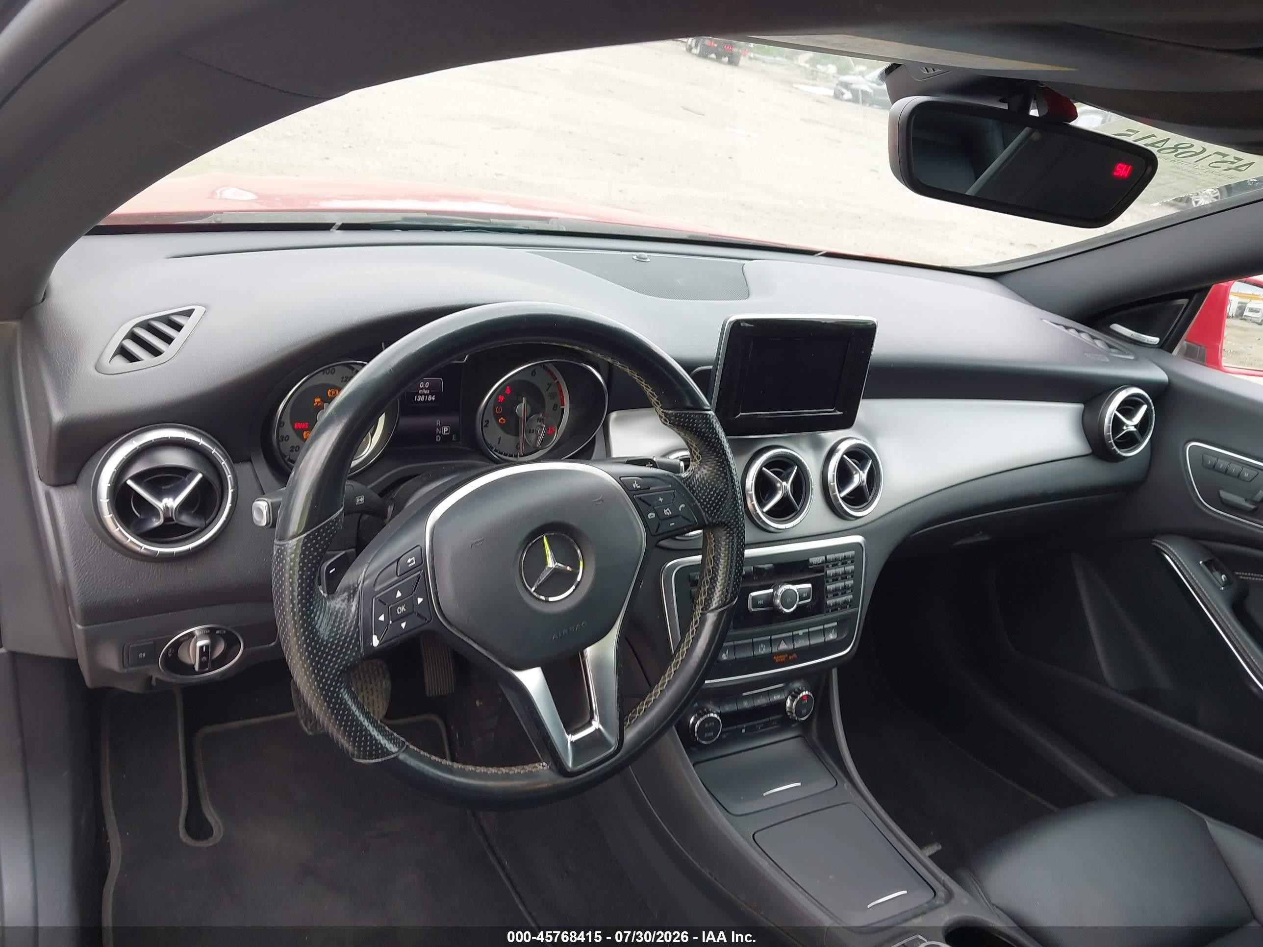 2014 Mercedes-benz Cla 250 4matic Красный vin: WDDSJ4GB3EN148812