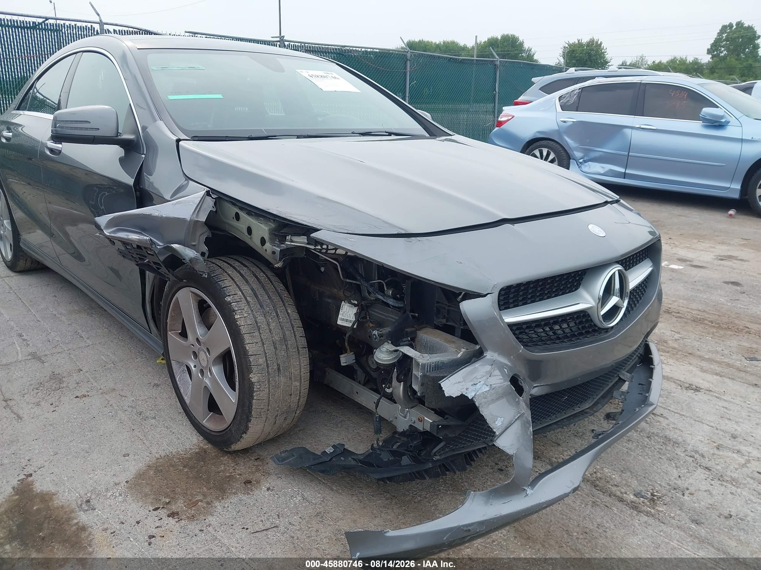 2015 Mercedes-benz Cla 250 4matic Gray vin: WDDSJ4GB3FN203101
