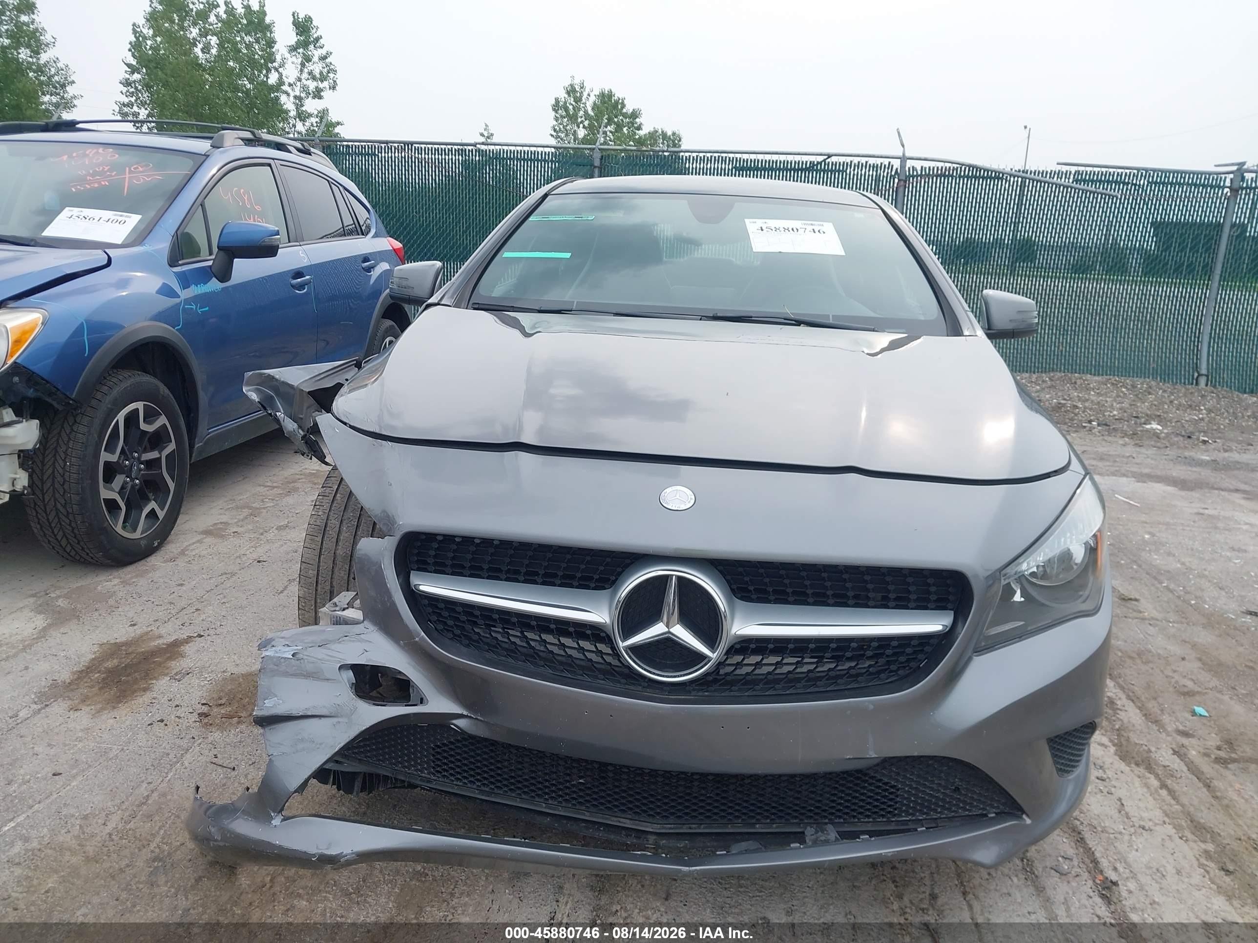 2015 Mercedes-benz Cla 250 4matic Gray vin: WDDSJ4GB3FN203101