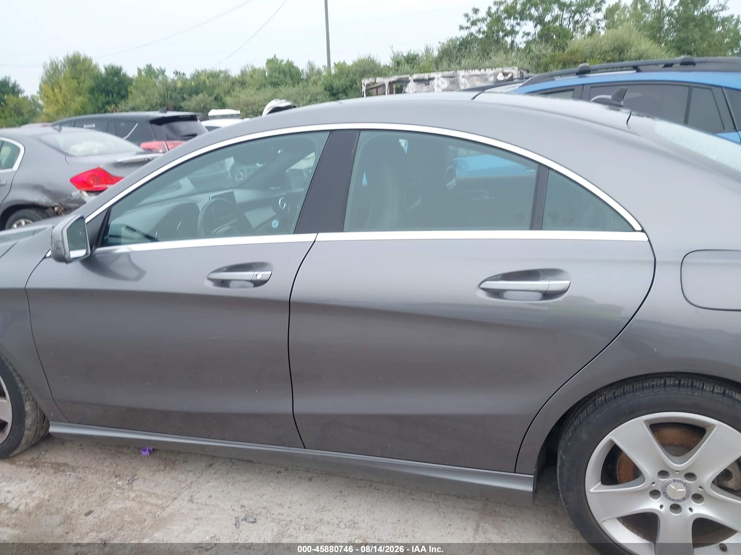 2015 Mercedes-benz Cla 250 4matic Gray vin: WDDSJ4GB3FN203101