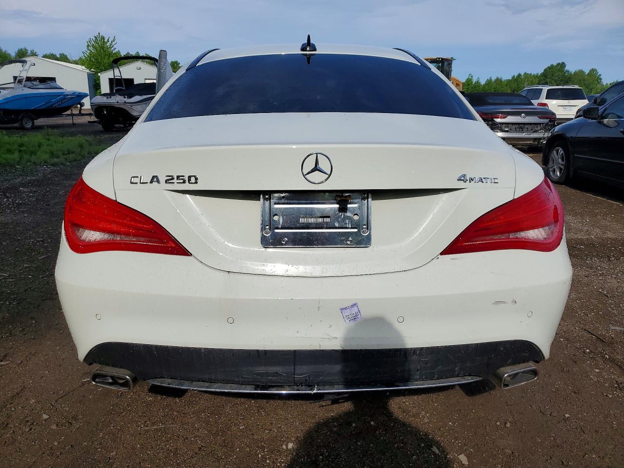 2015 Mercedes-benz Cla 250 4matic White vin: WDDSJ4GB3FN207861