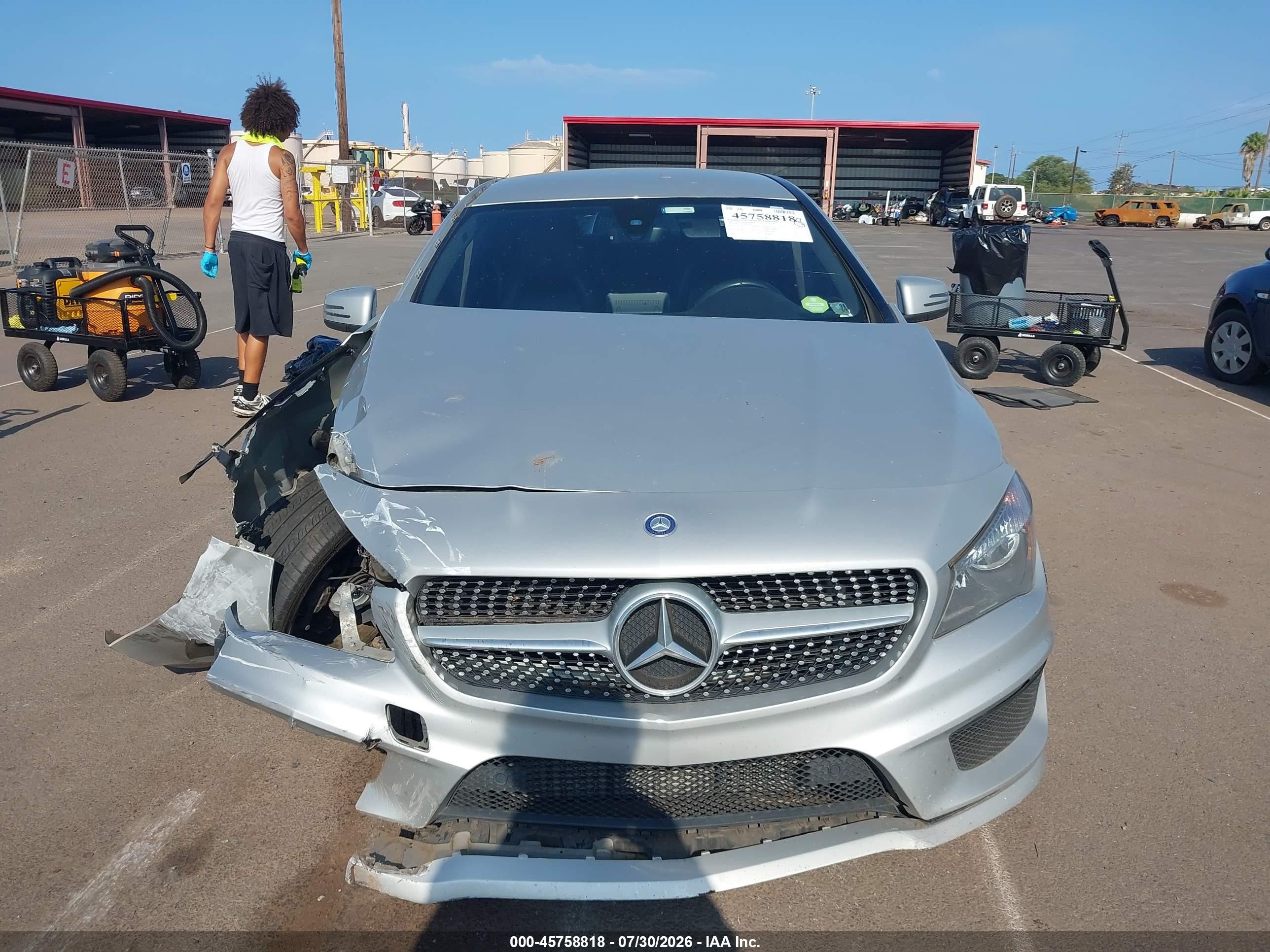 2015 Mercedes-benz Cla 250 4matic Silver vin: WDDSJ4GB3FN233991