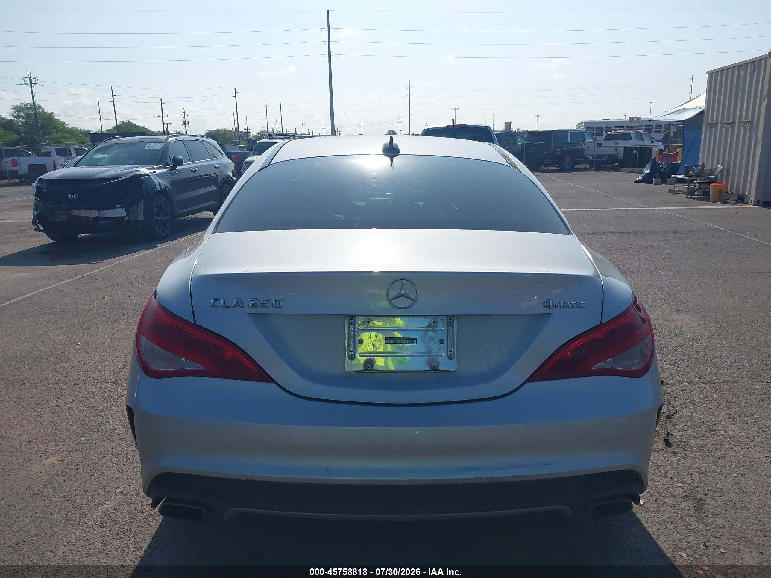 2015 Mercedes-benz Cla 250 4matic Silver vin: WDDSJ4GB3FN233991