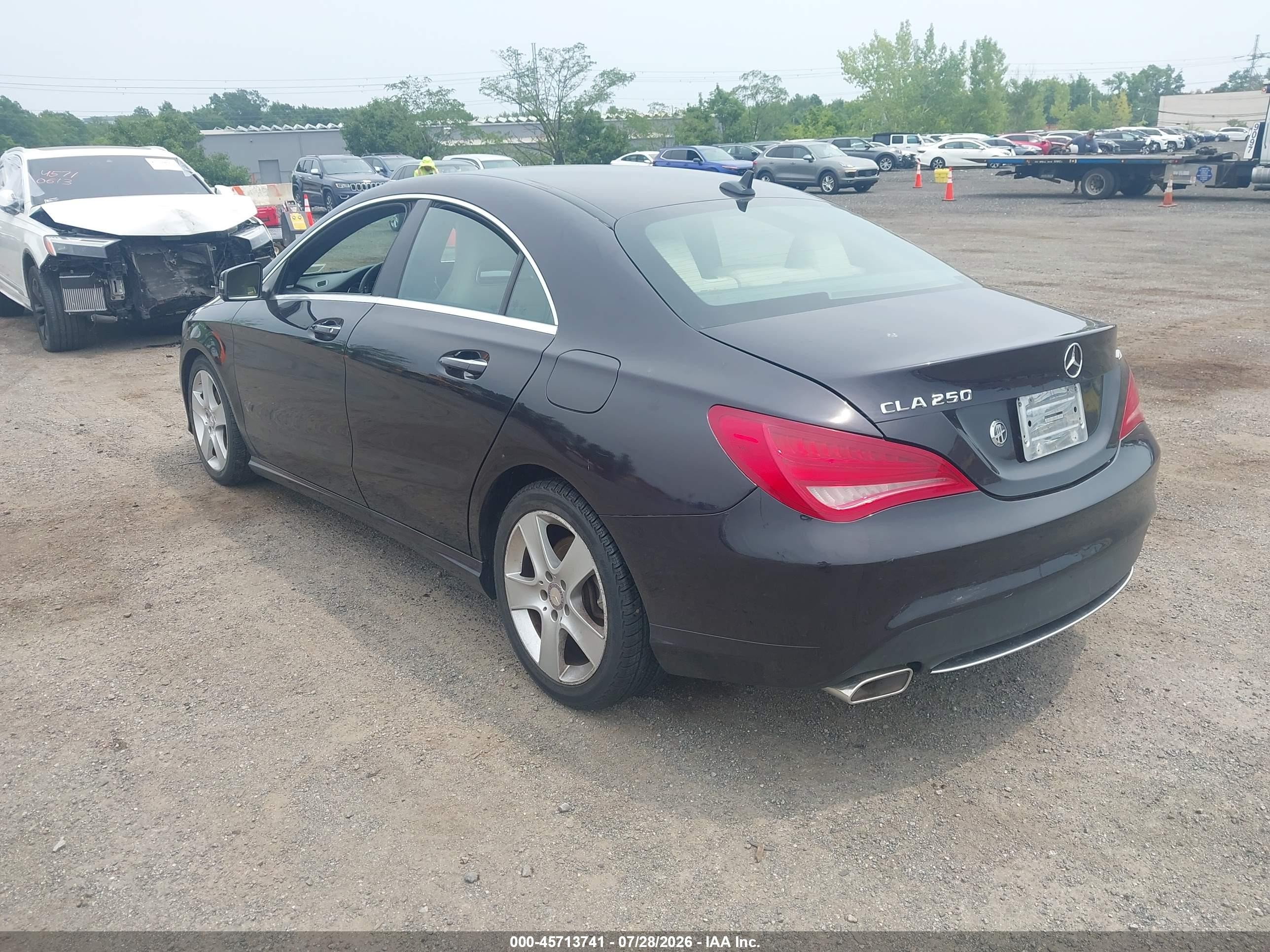 2015 Mercedes-benz Cla 250 4matic Black vin: WDDSJ4GB3FN235790