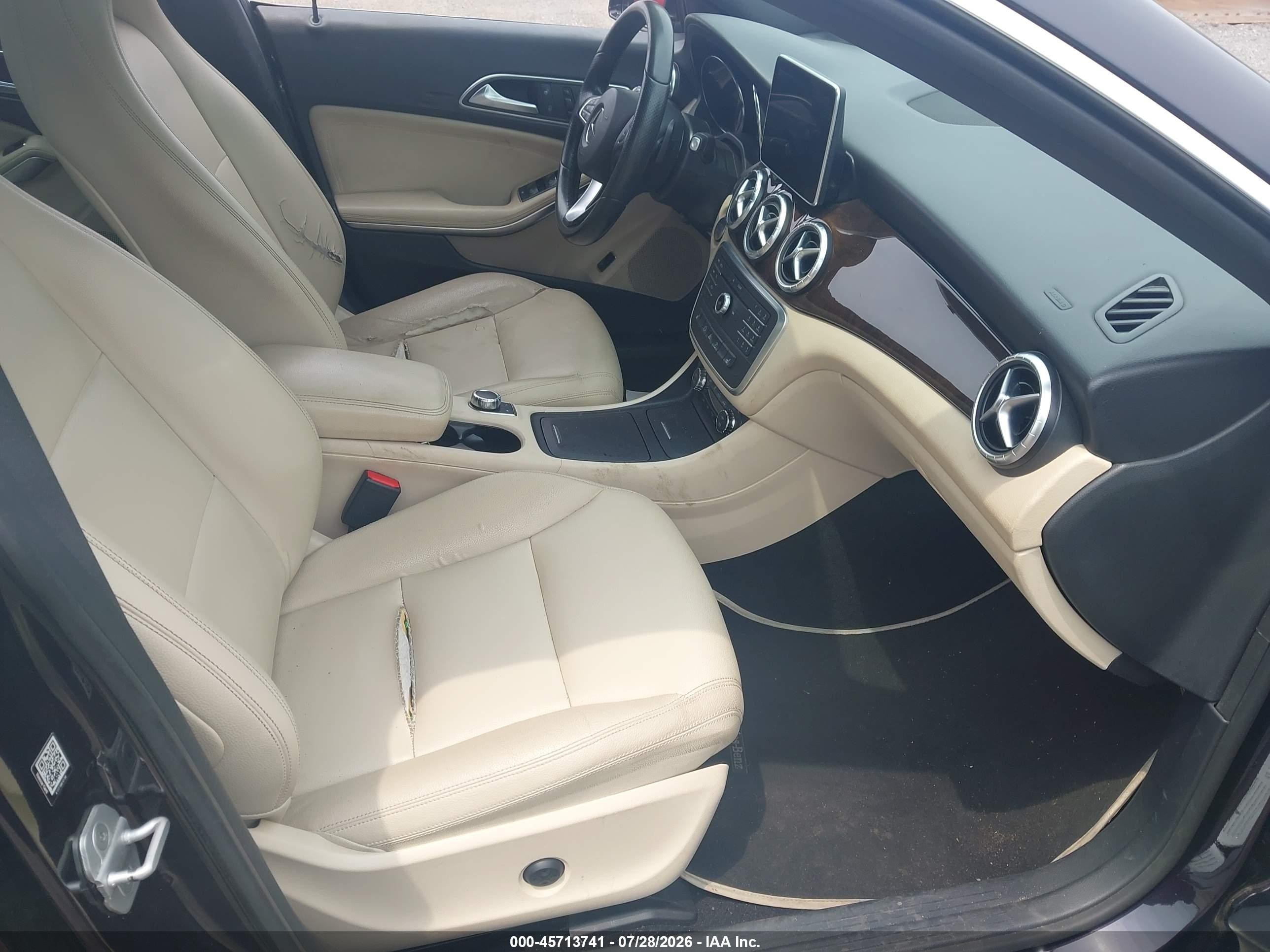 2015 Mercedes-benz Cla 250 4matic Black vin: WDDSJ4GB3FN235790