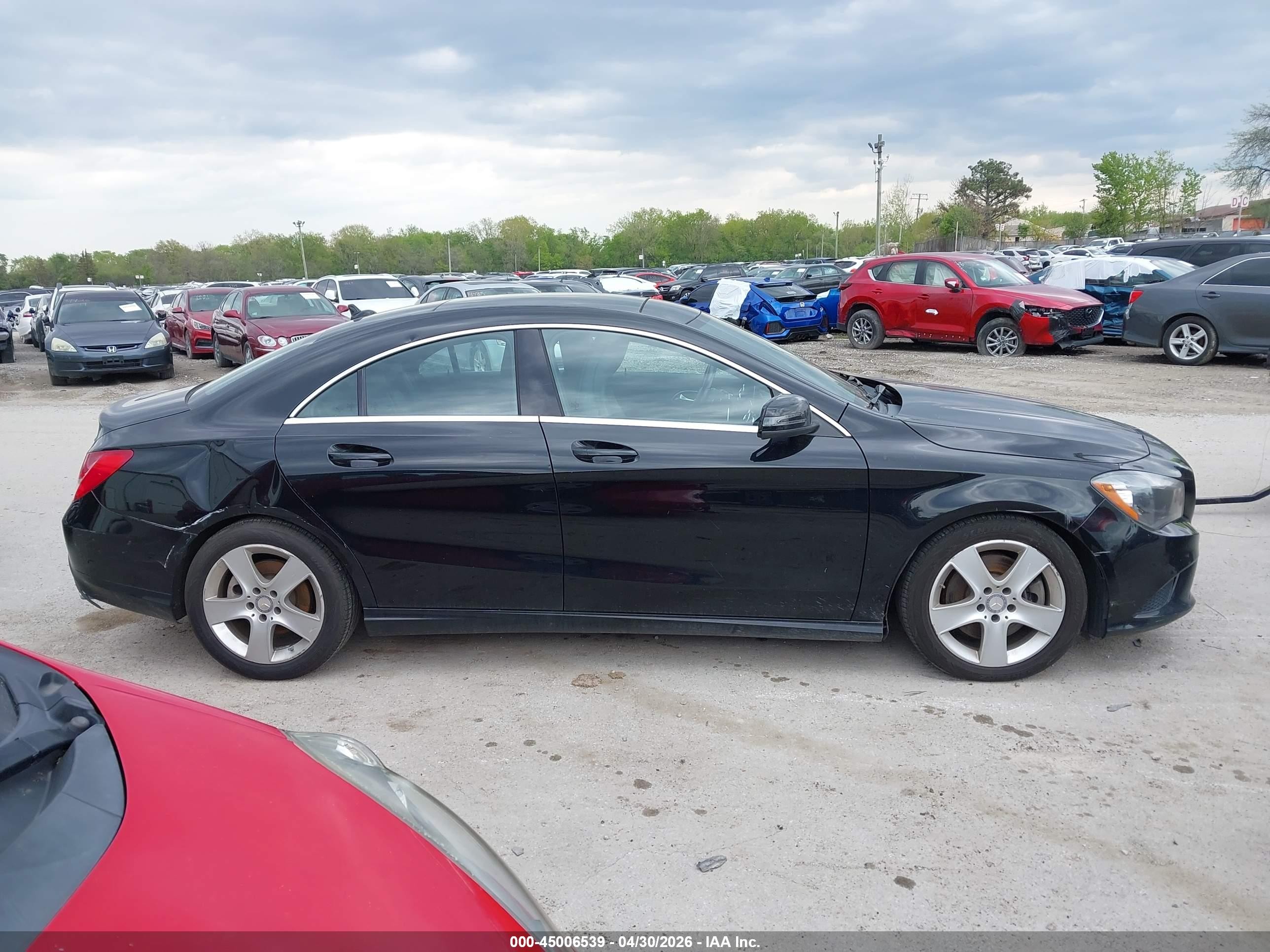 2015 Mercedes-benz Cla 250 4matic Black vin: WDDSJ4GB3FN243985