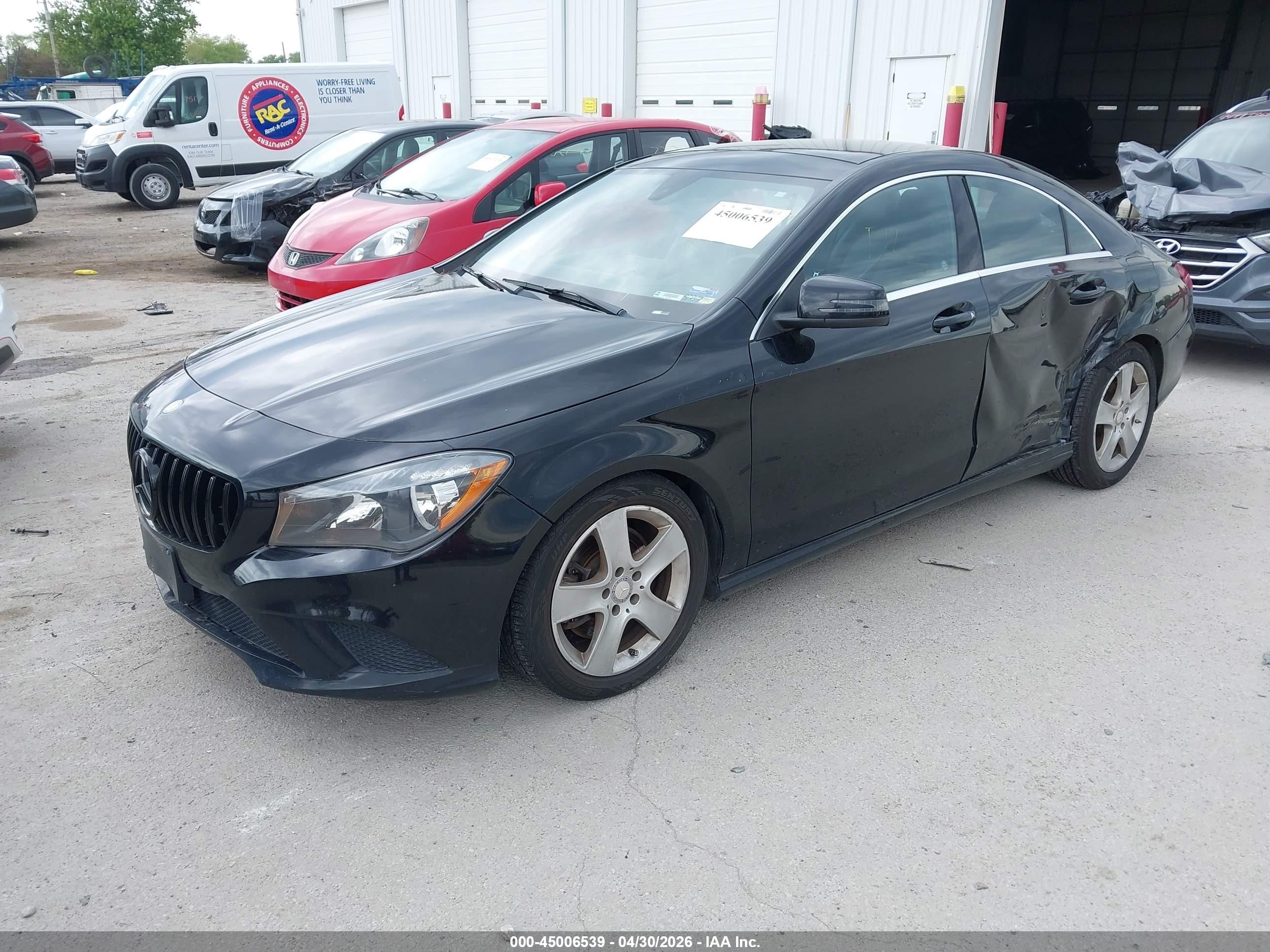 2015 Mercedes-benz Cla 250 4matic Black vin: WDDSJ4GB3FN243985