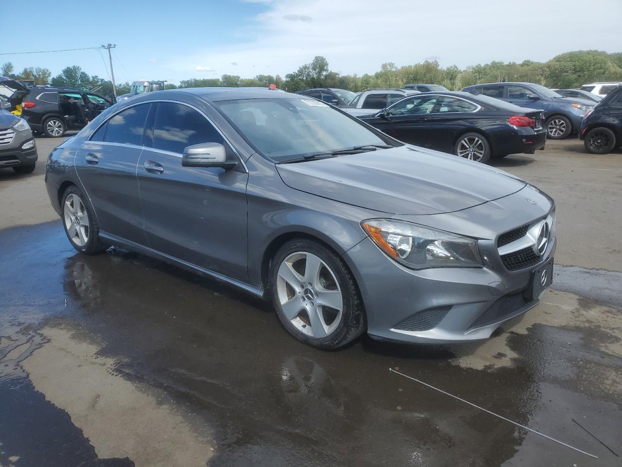 2015 Mercedes-benz Cla 250 4matic Gray vin: WDDSJ4GB3FN268904