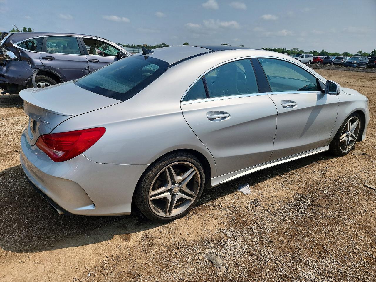 2015 Mercedes-benz Cla 250 4matic Silver vin: WDDSJ4GB3FN282611