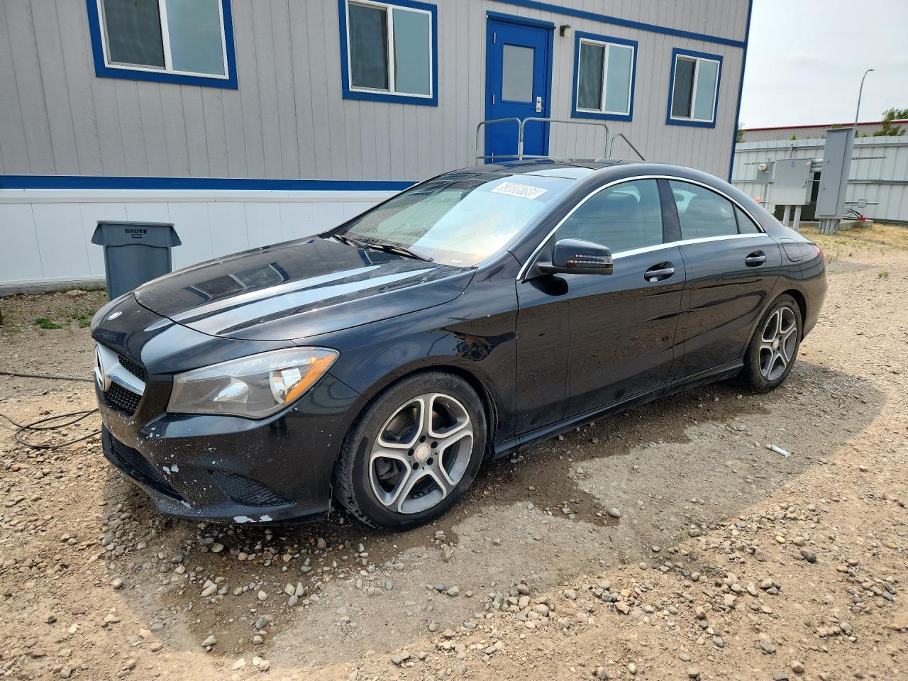 2014 Mercedes-benz Cla 250 4matic Black vin: WDDSJ4GB4EN109145 Damage: Left Front Fender, Dent(S) W/ Paint Dmg, 1 To 2 Inches