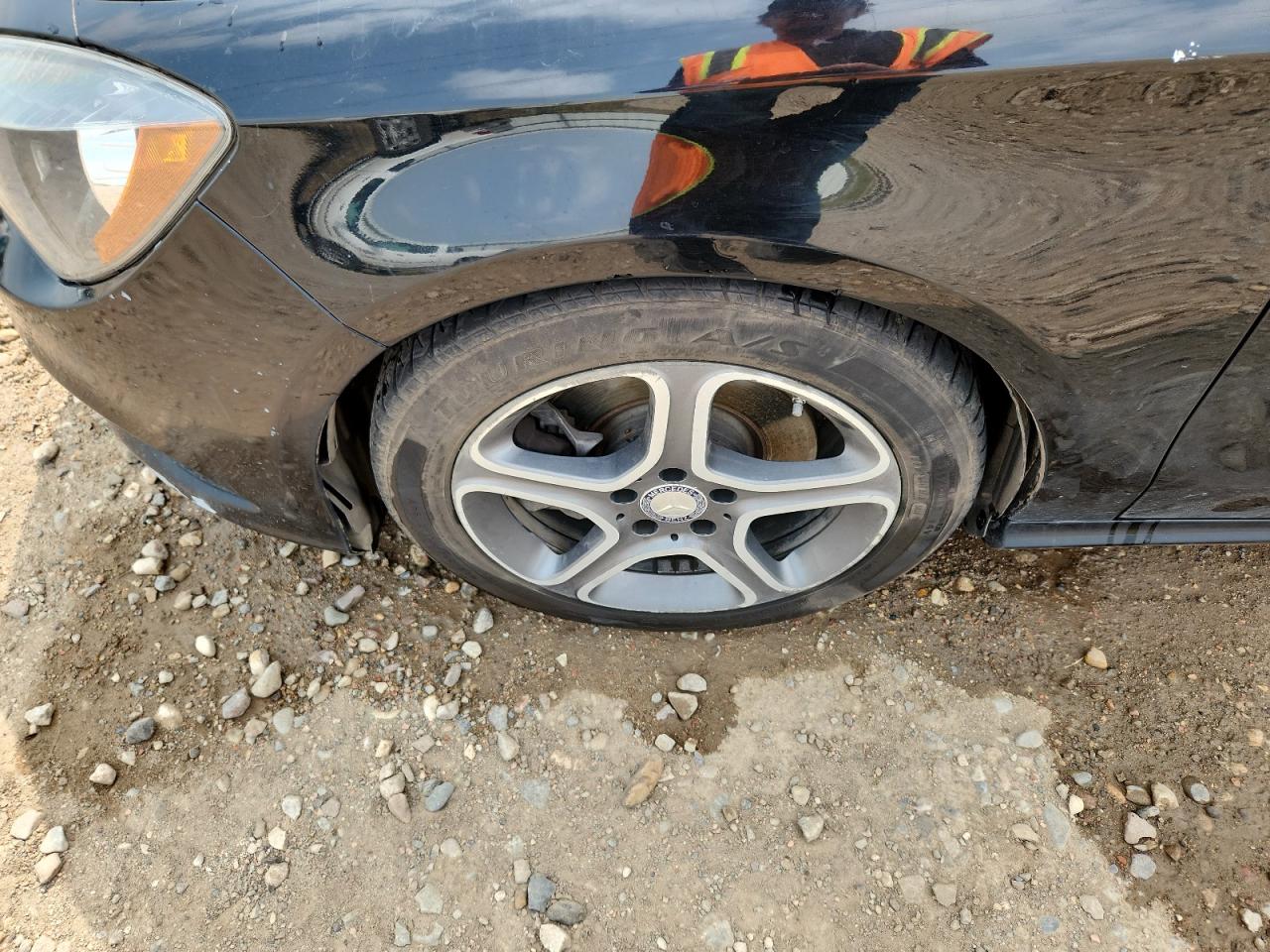 2014 Mercedes-benz Cla 250 4matic Black vin: WDDSJ4GB4EN109145 Damage: Left Front Wheel, Curb Rash, > 12 Inches