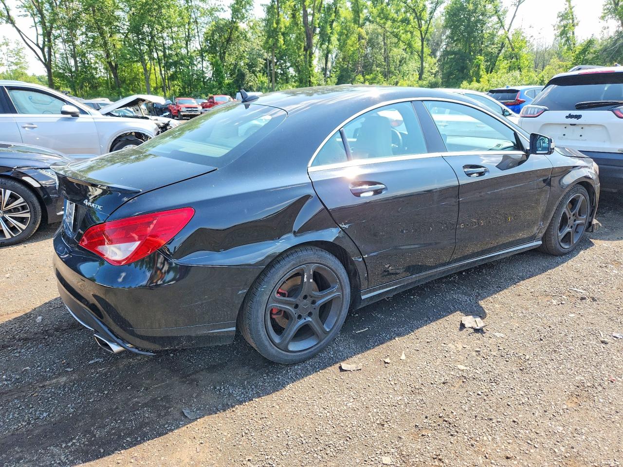 2014 Mercedes-benz Cla 250 4matic Black vin: WDDSJ4GB4EN112580