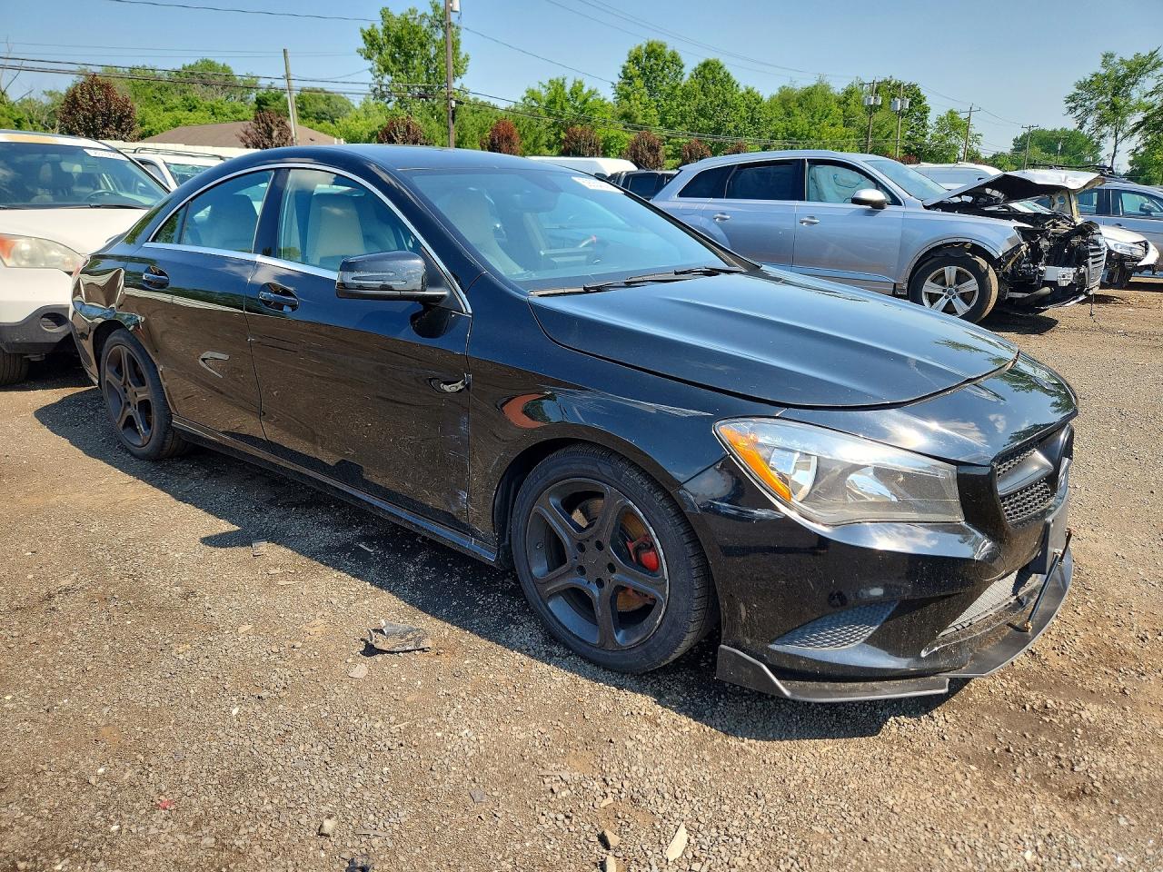 2014 Mercedes-benz Cla 250 4matic Black vin: WDDSJ4GB4EN112580